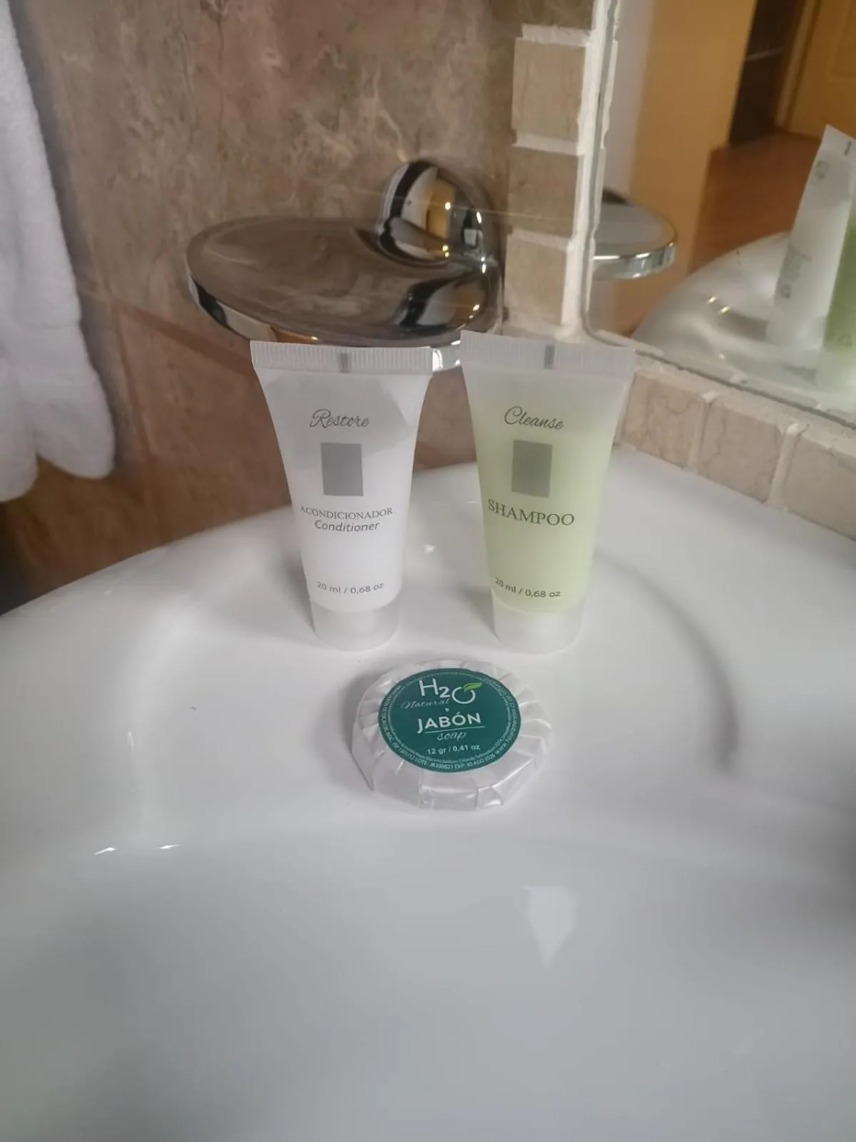 Bathroom in Hostal Doble E Patagonia