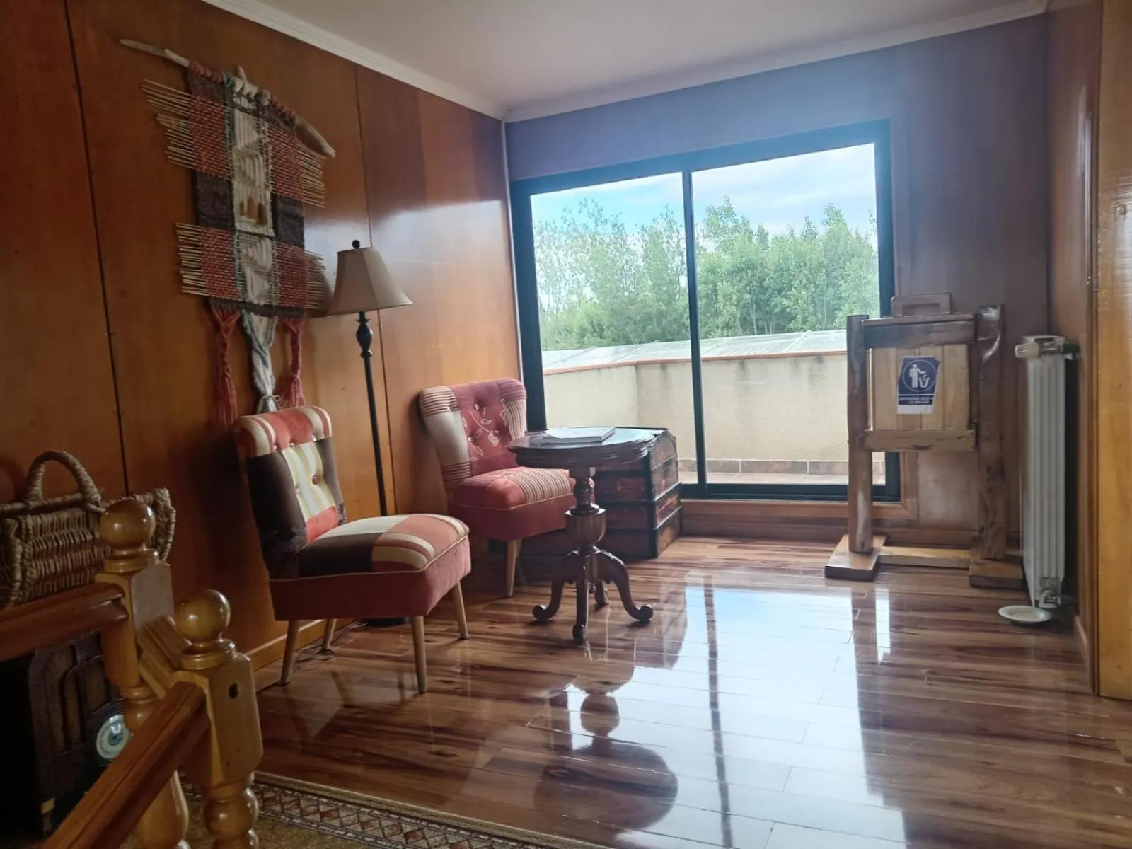 Balcony/Terrace in Hostal Doble E Patagonia