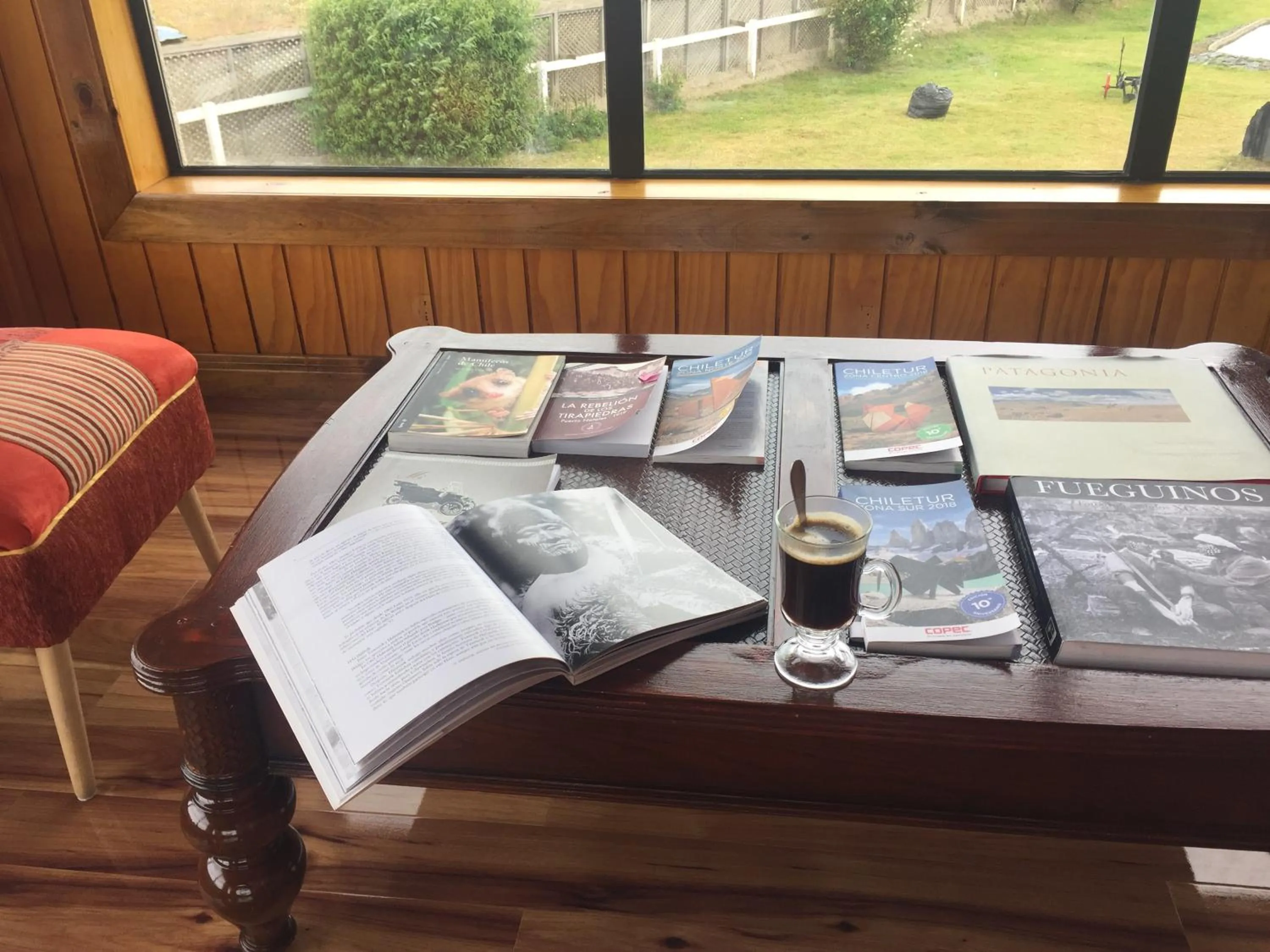 Living room in Hostal Doble E Patagonia