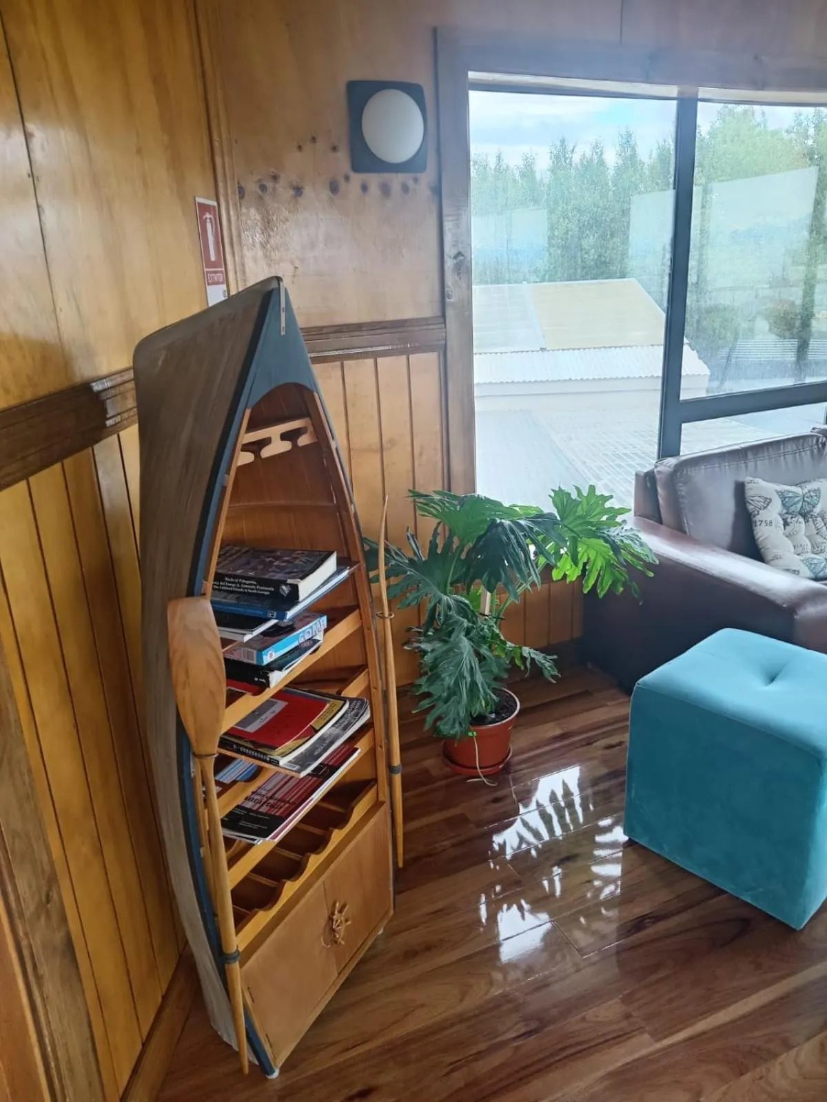 Living room in Hostal Doble E Patagonia