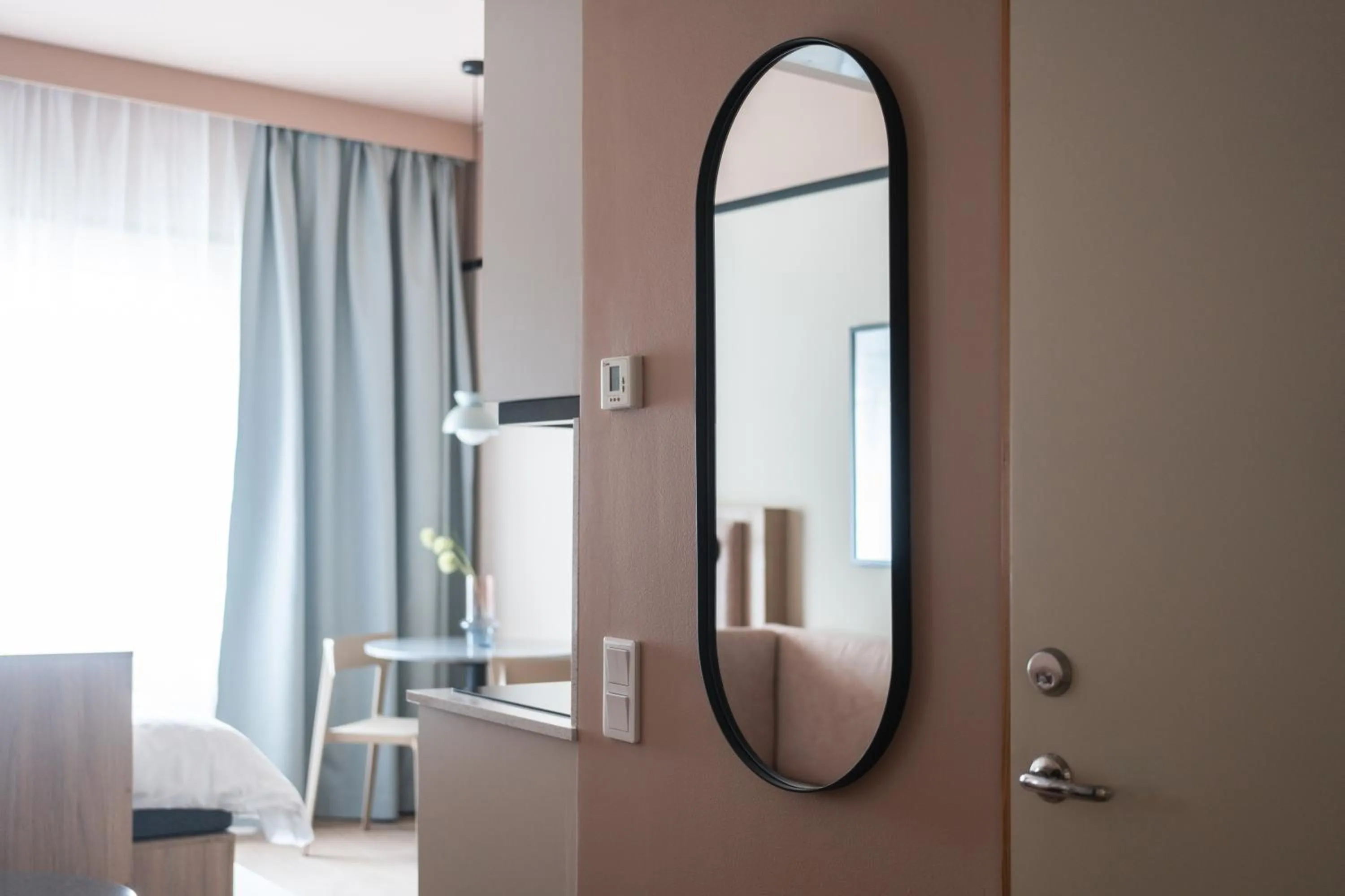 Seating area in Sky Hotel Apartments, Stockholm