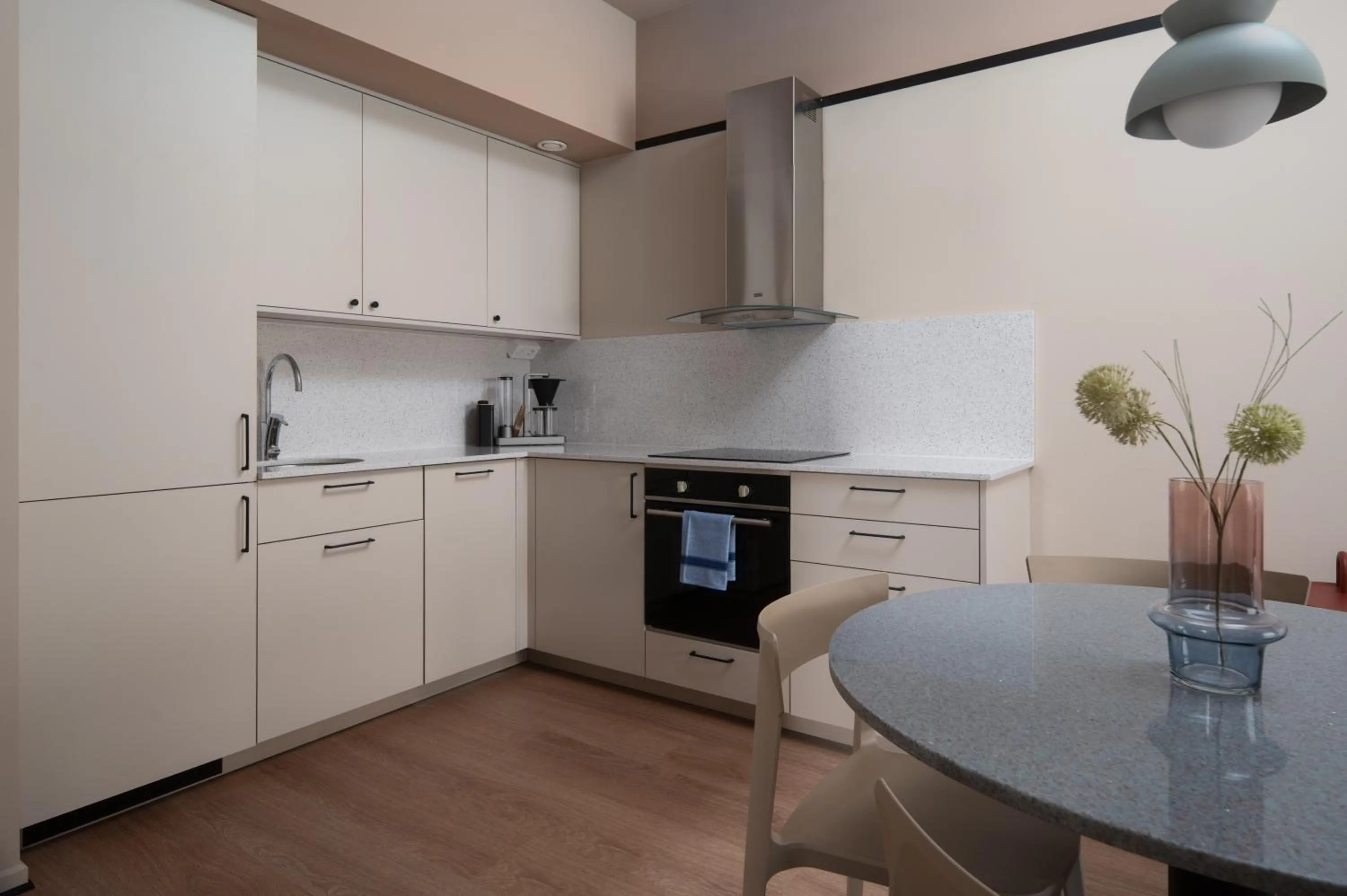 Dining area in Sky Hotel Apartments, Stockholm