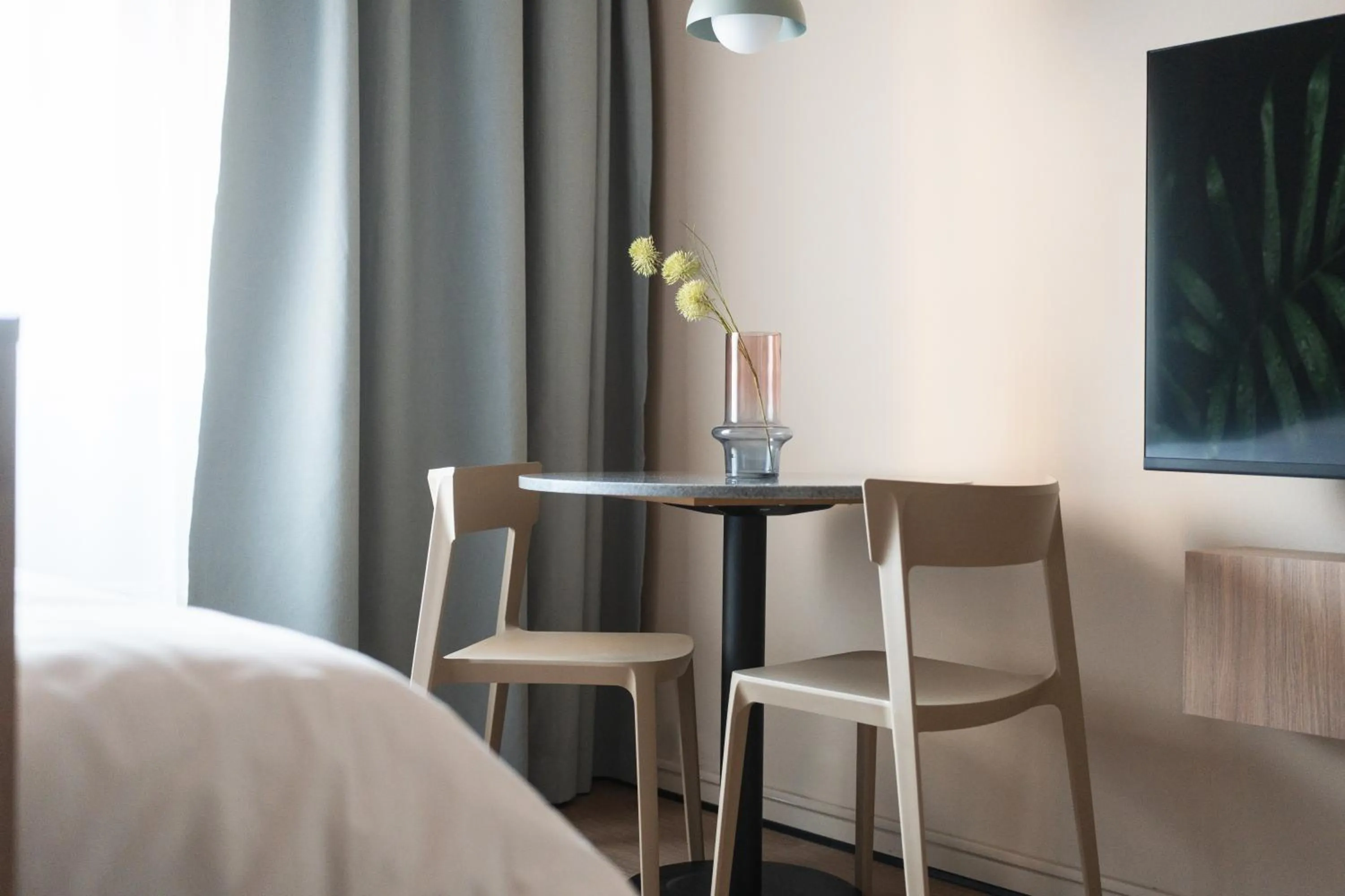 Bed in Sky Hotel Apartments, Stockholm