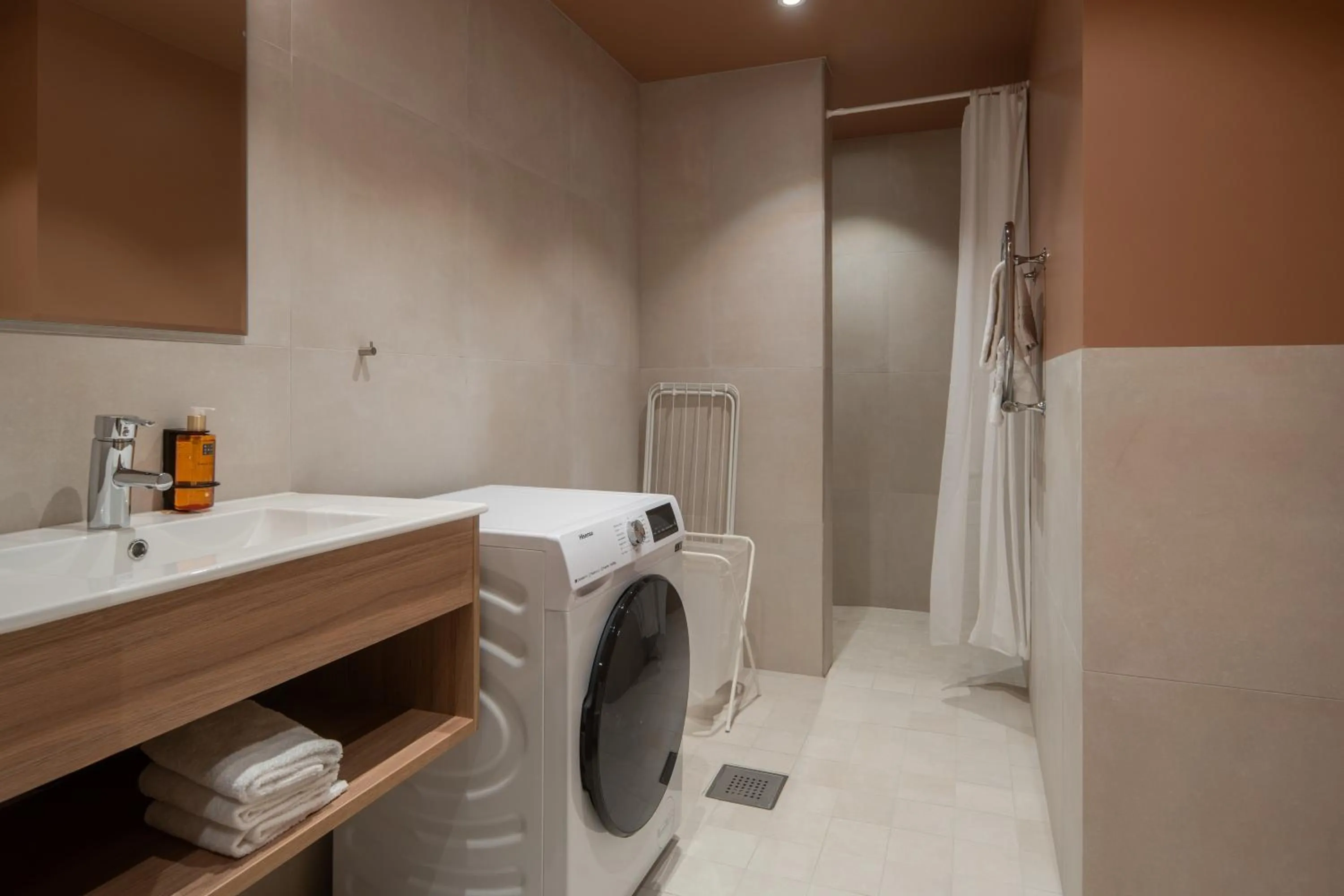 Bathroom in Sky Hotel Apartments, Stockholm