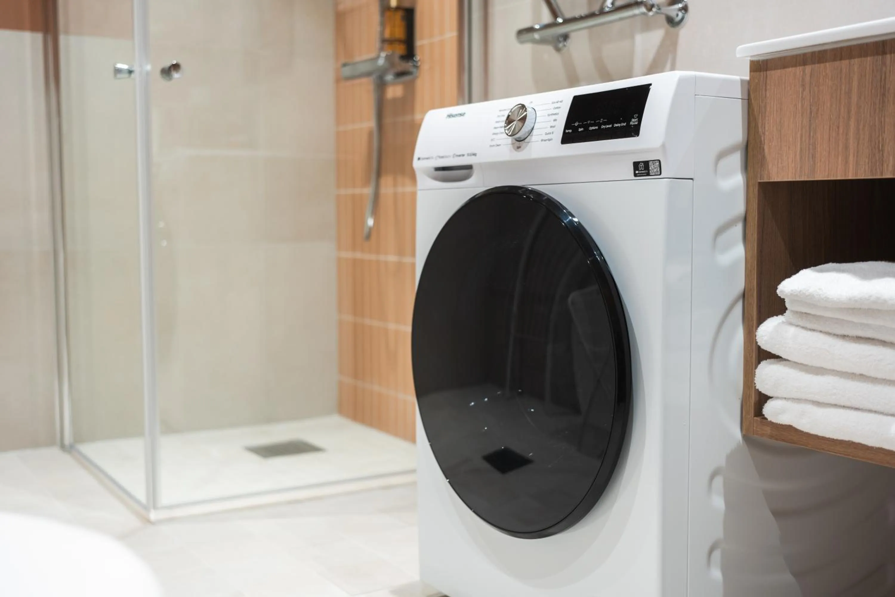 Bathroom in Sky Hotel Apartments, Stockholm