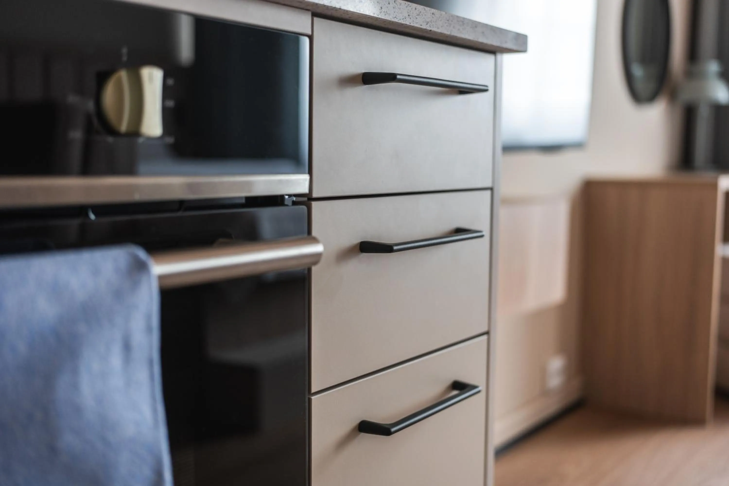 Kitchen or kitchenette in Sky Hotel Apartments, Stockholm