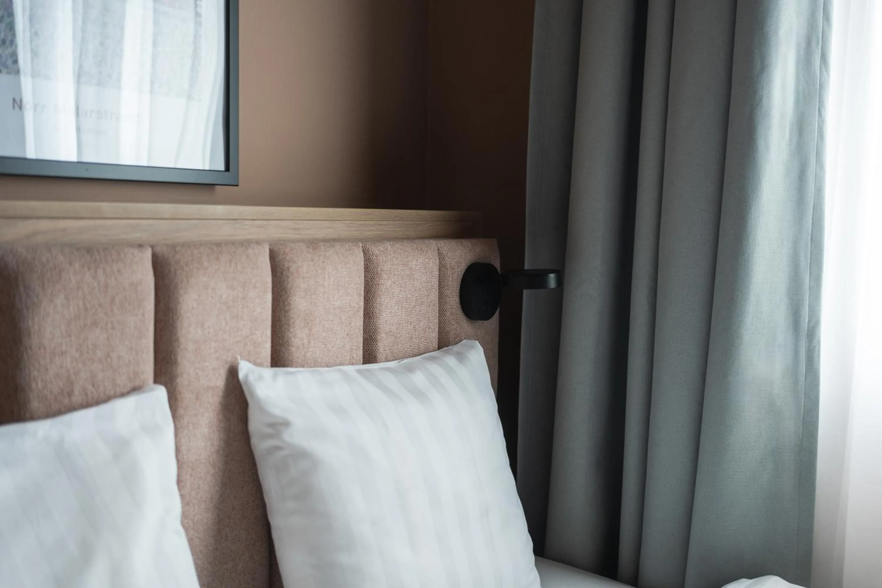 Bed in Sky Hotel Apartments, Stockholm