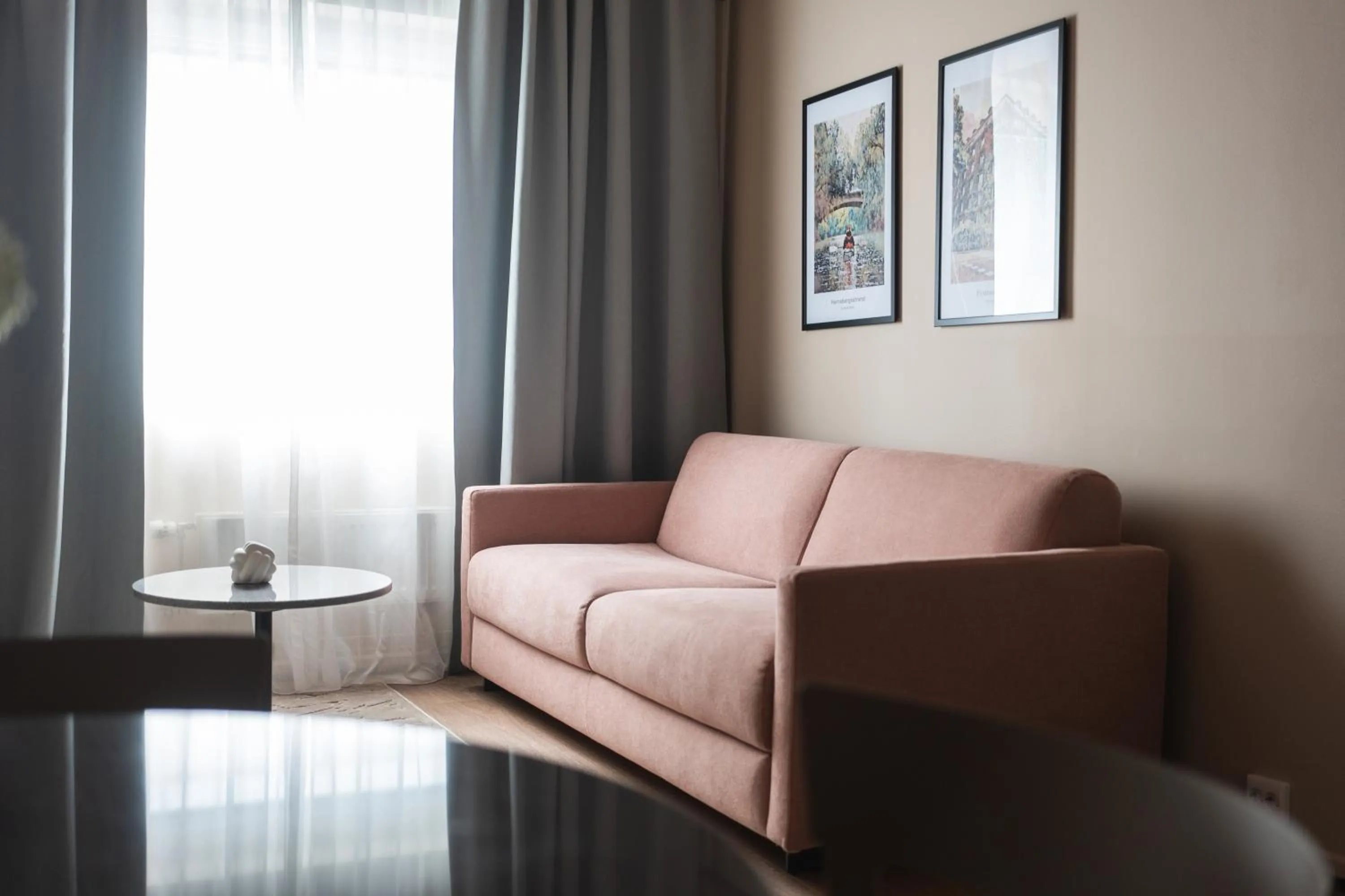 Living room in Sky Hotel Apartments, Stockholm