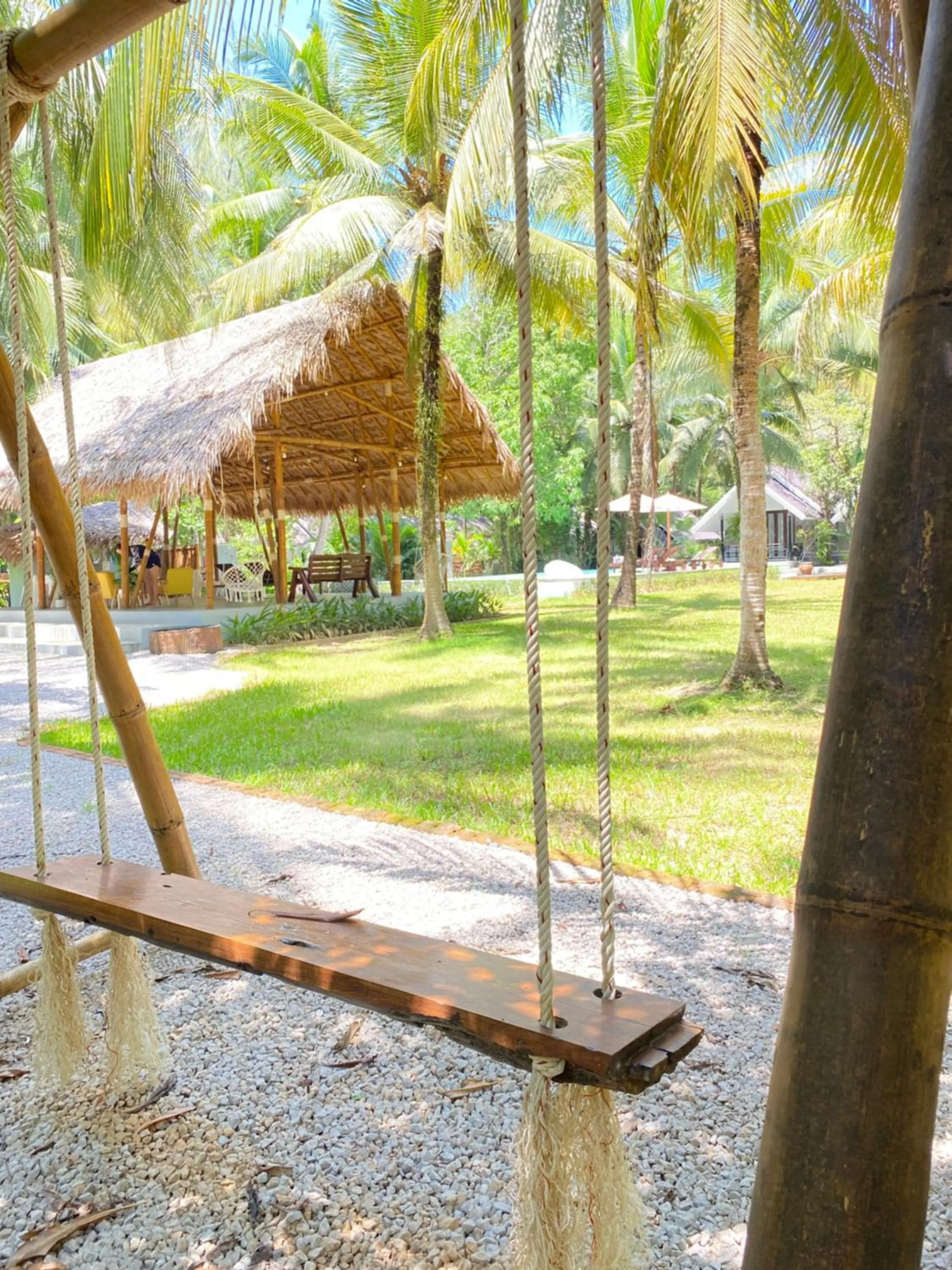 Garden view in Pakmeng Resort