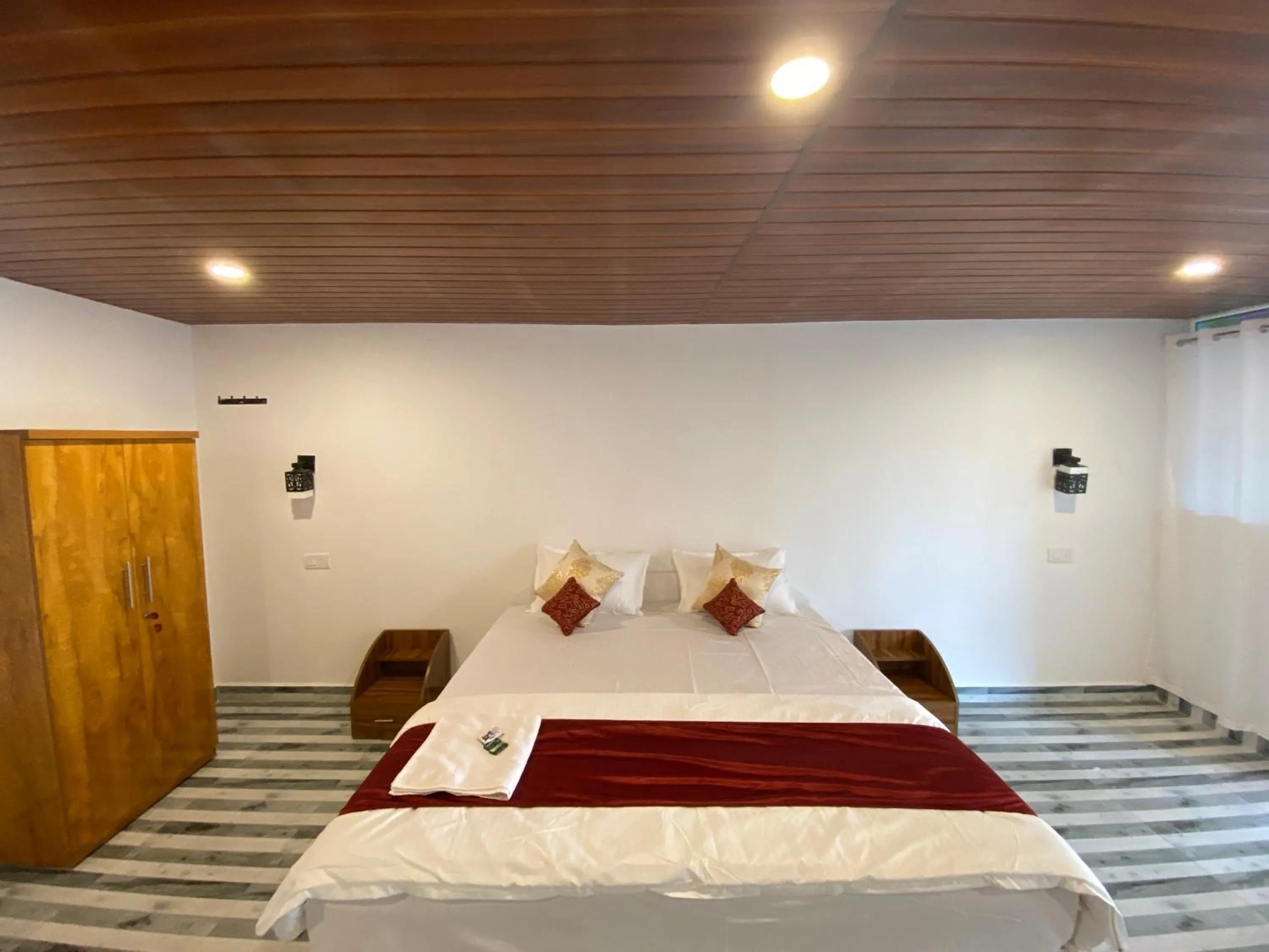 Bed in Hilltop Seaview Palolem Goa