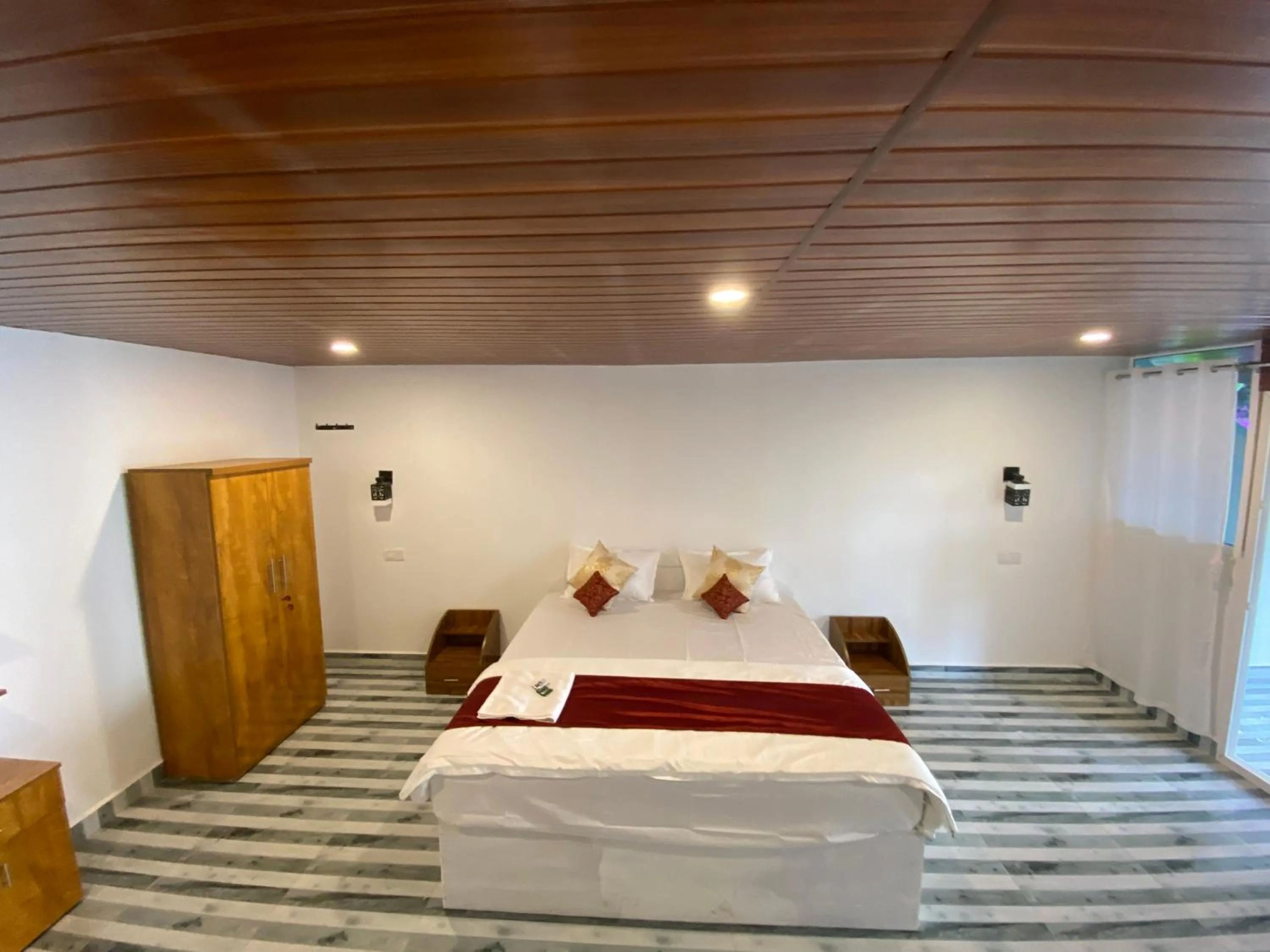 Bed in Hilltop Seaview Palolem Goa