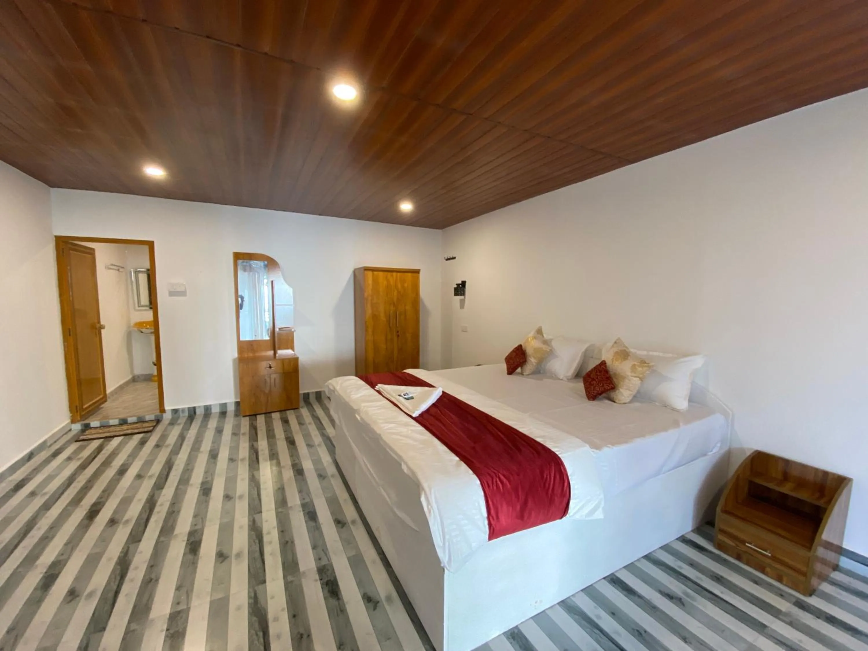 Bed in Hilltop Seaview Palolem Goa