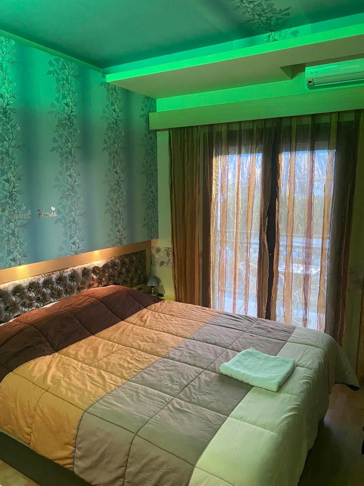 Bed in Captain's Beach Apartments