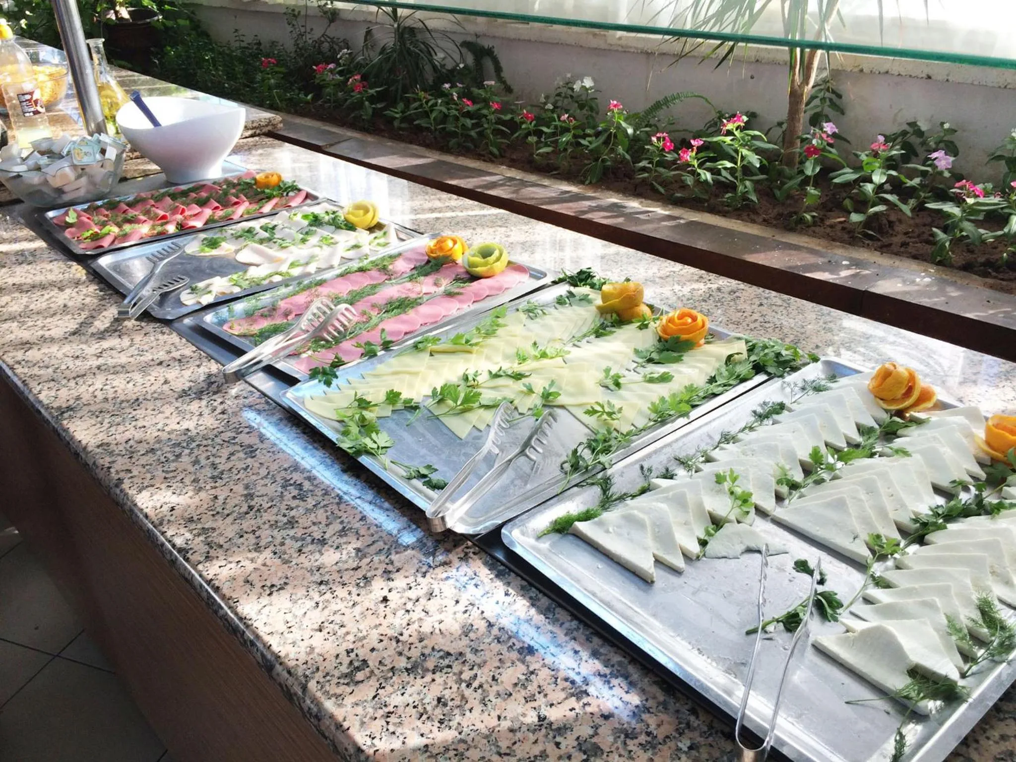 Buffet breakfast in Acropol Beach Hotel