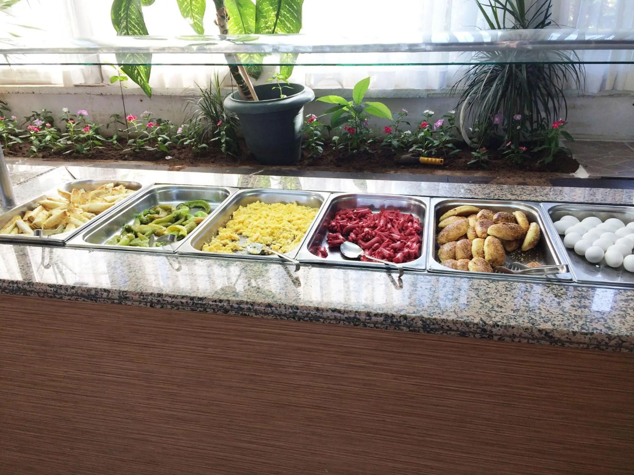 Buffet breakfast in Acropol Beach Hotel