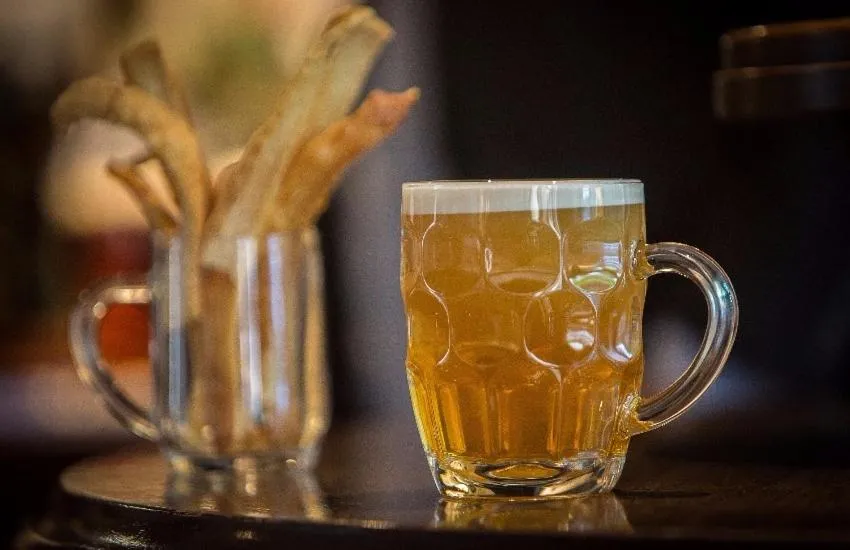 Food and drinks in The Swan at Tarporley