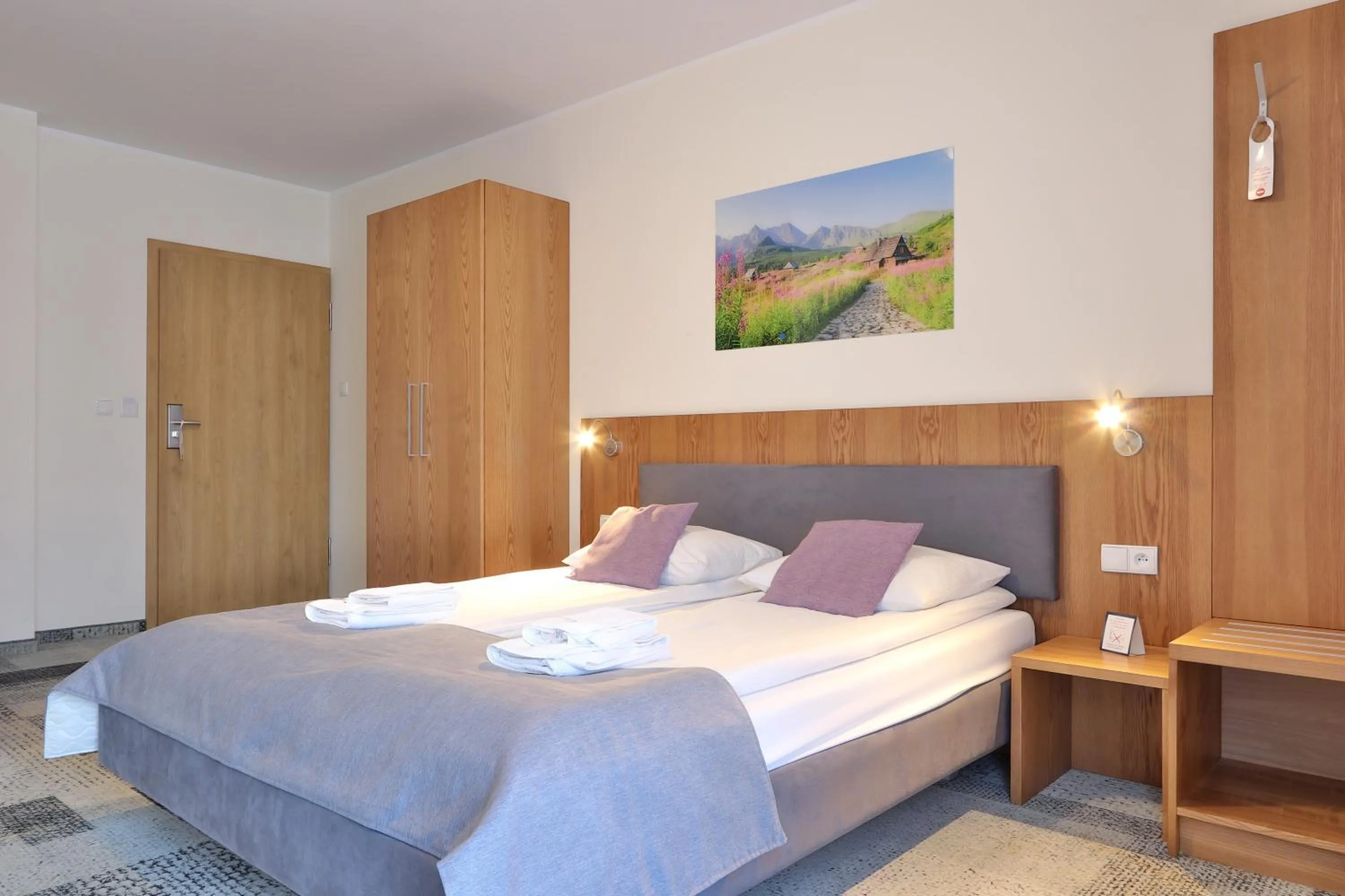 Bedroom, Bed in Hotel Bystra