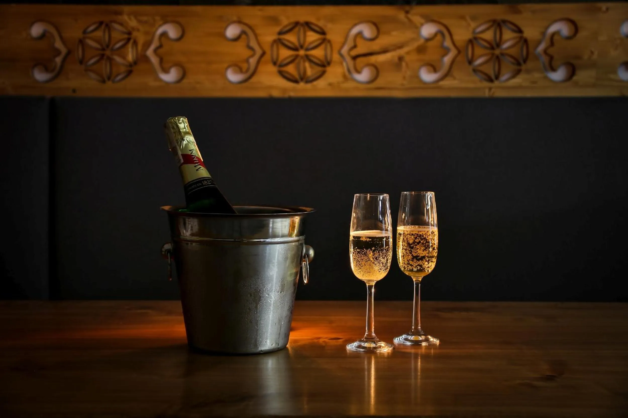 Alcoholic drinks in Hotel Bystra