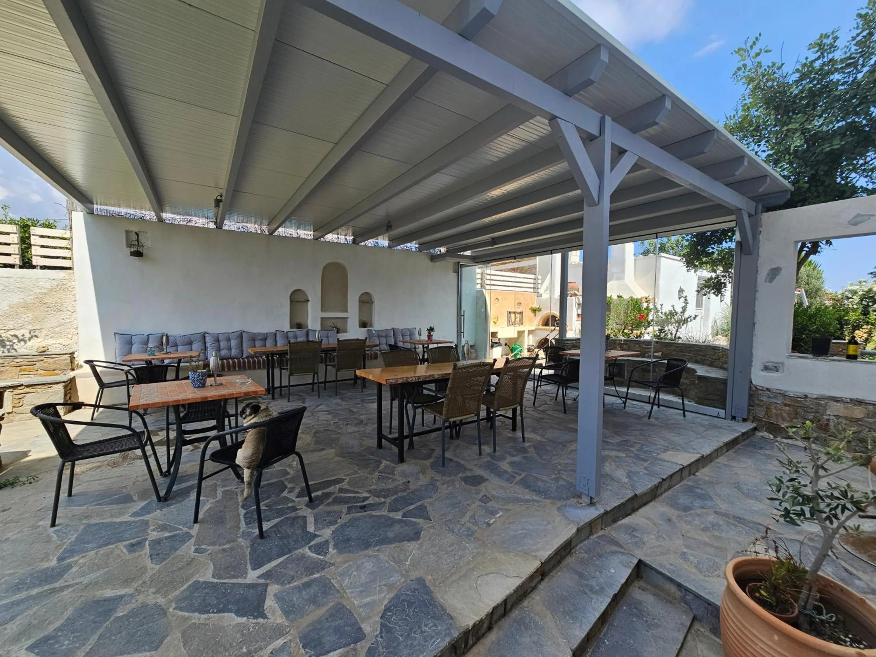 Patio in Sunlight Naxos
