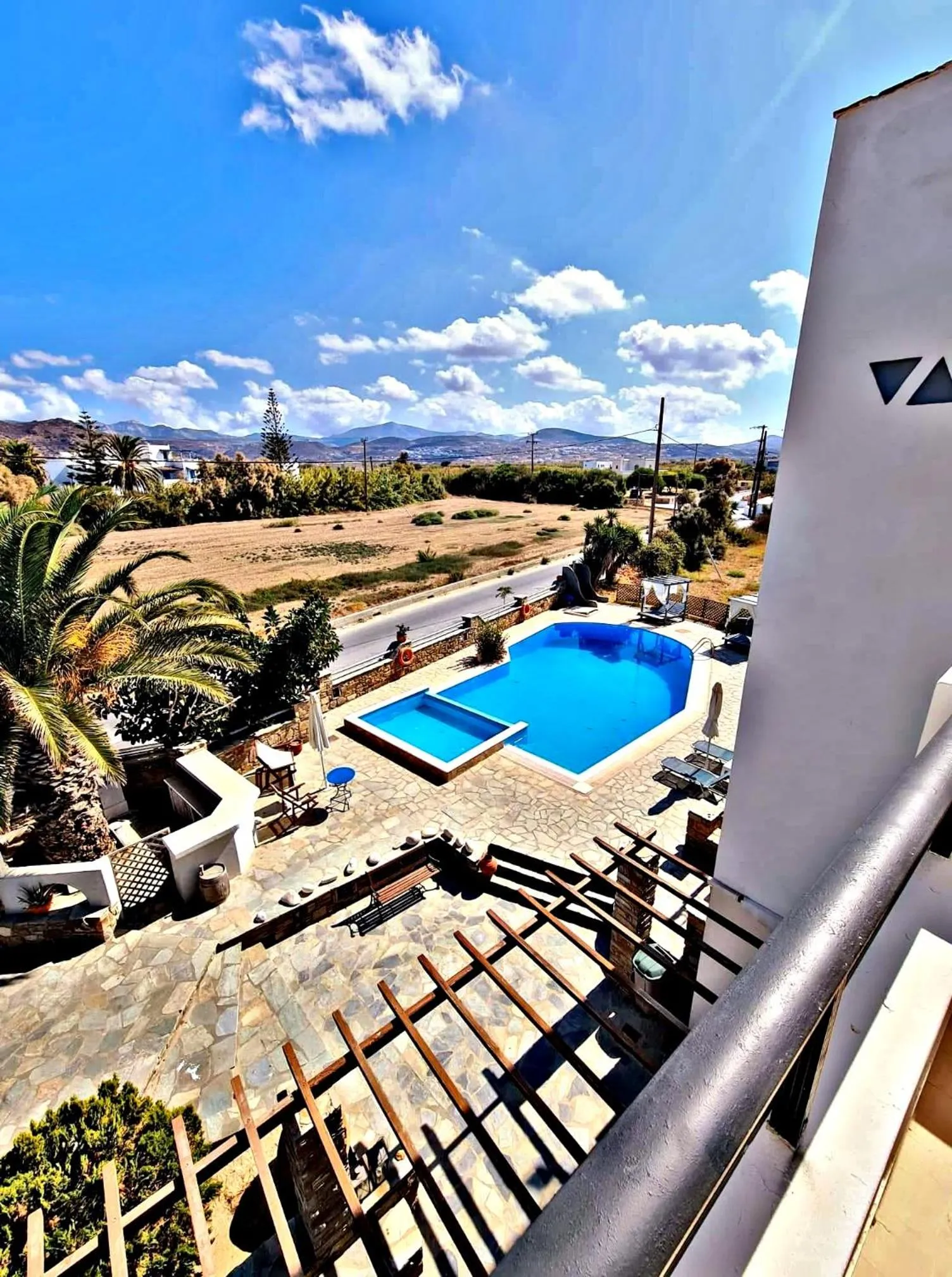 Pool view in Sunlight Naxos