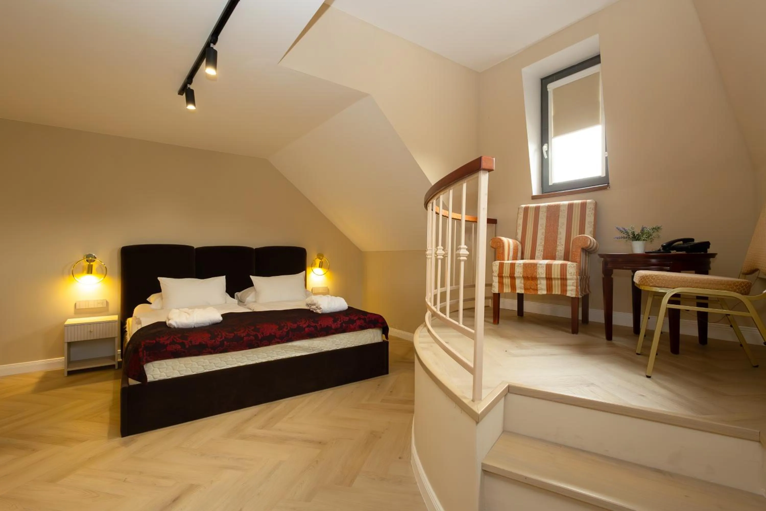 Bed in Grand Hotel Sole