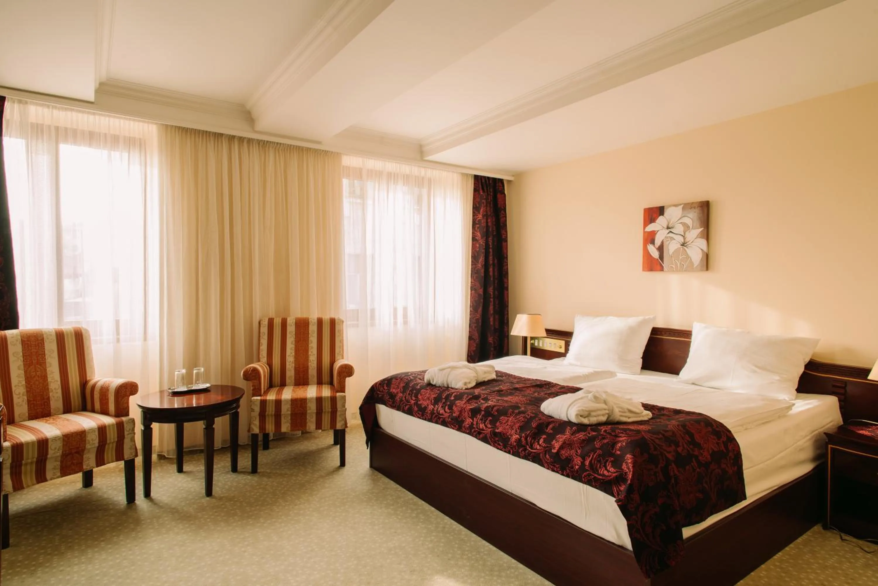 Bed in Grand Hotel Sole