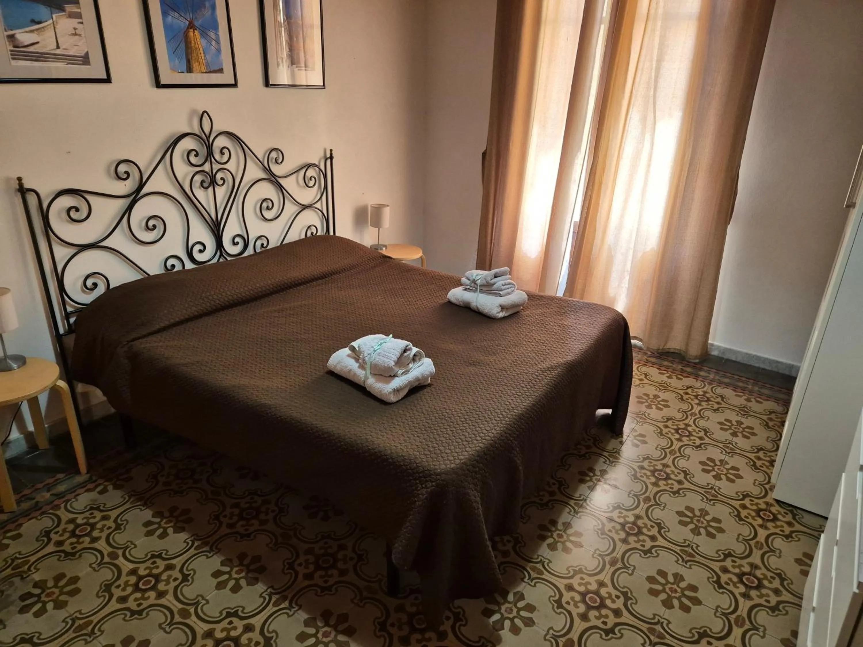 Bed in Apartment Trapani's heart