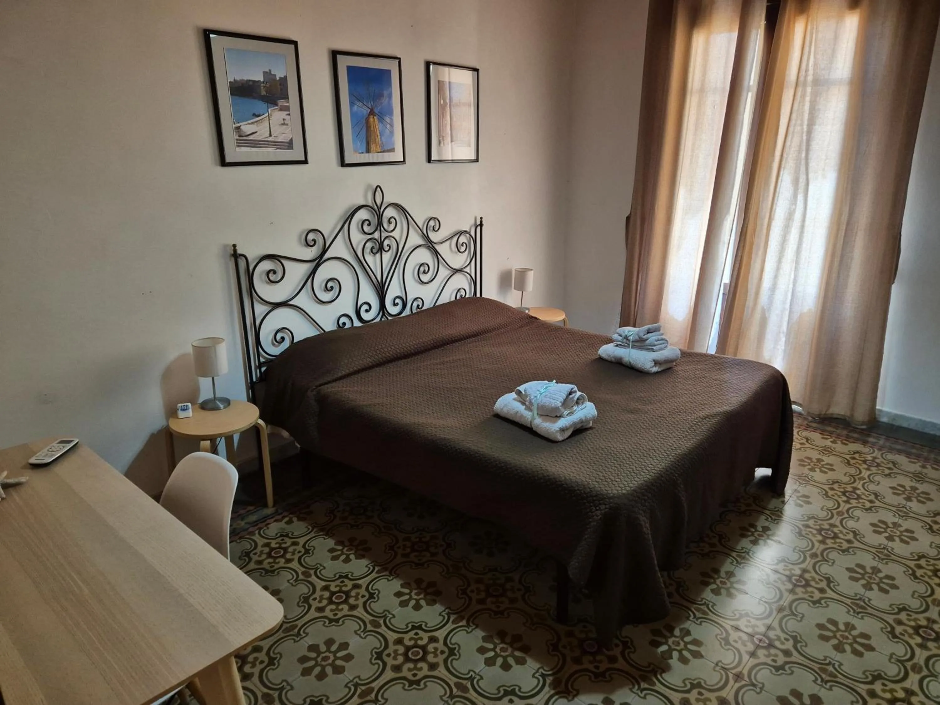 Bed in Apartment Trapani's heart