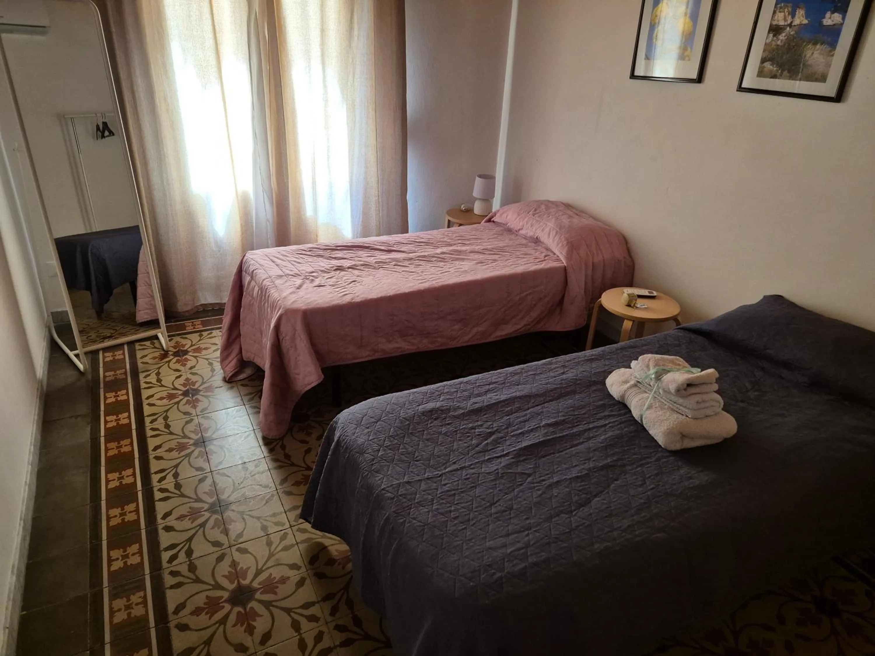 Bed in Apartment Trapani's heart