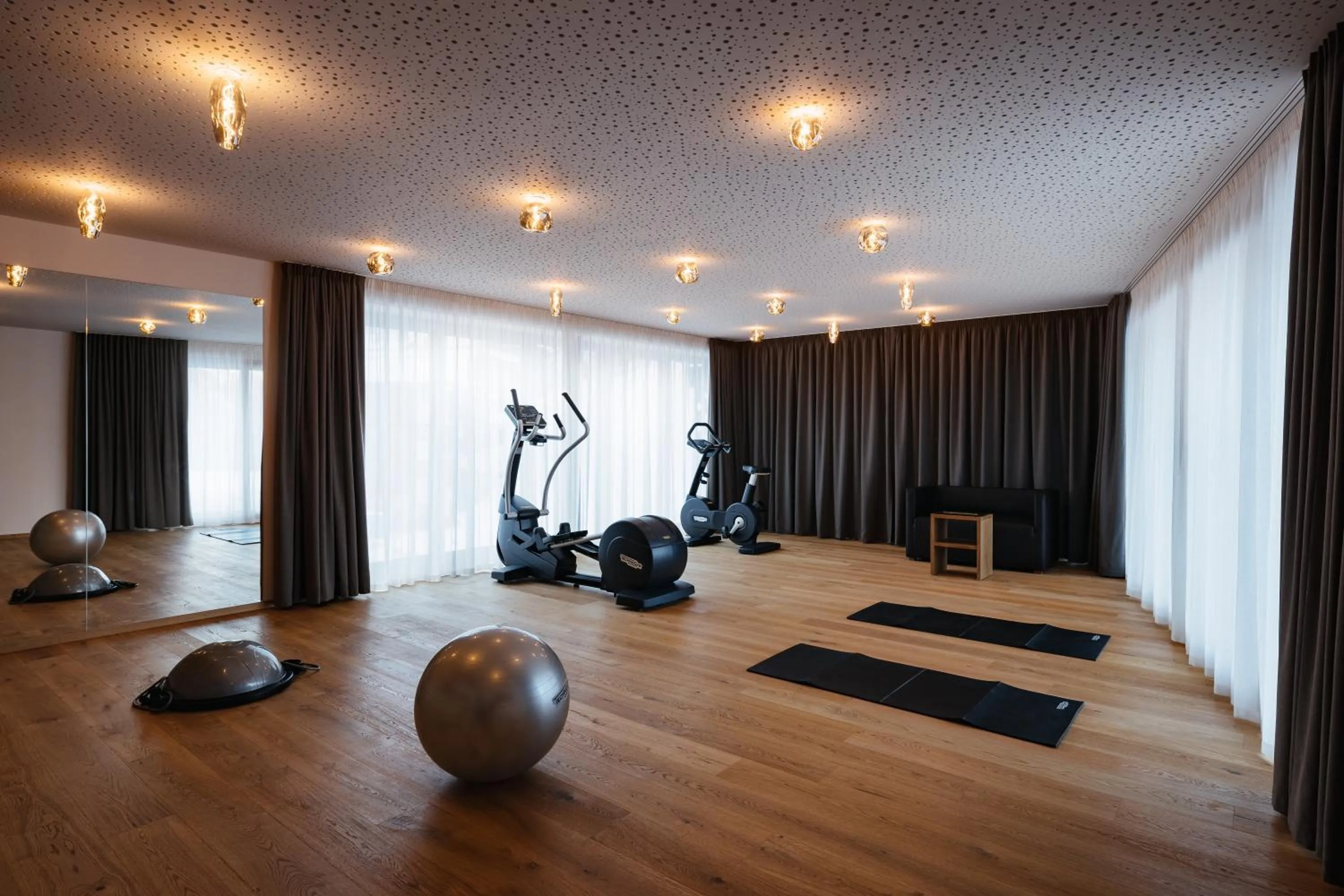 Fitness centre/facilities in Hotel Pradat