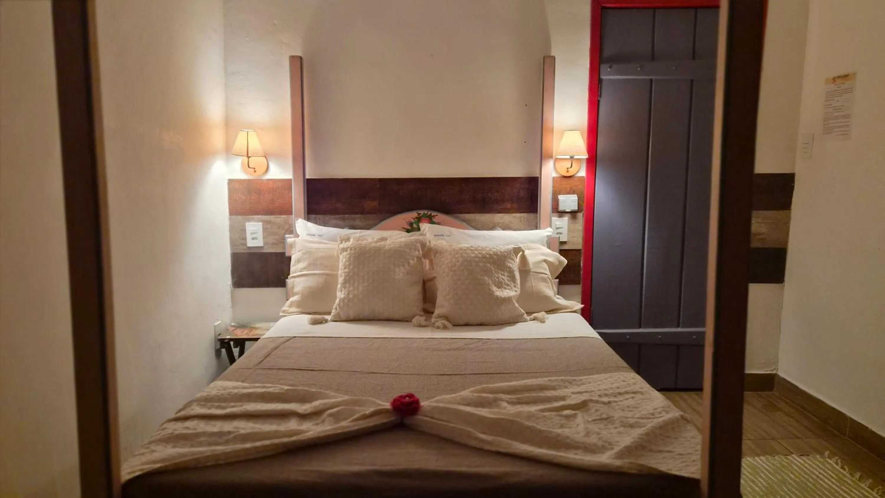 Bed in Pousada Uai Tiradentes