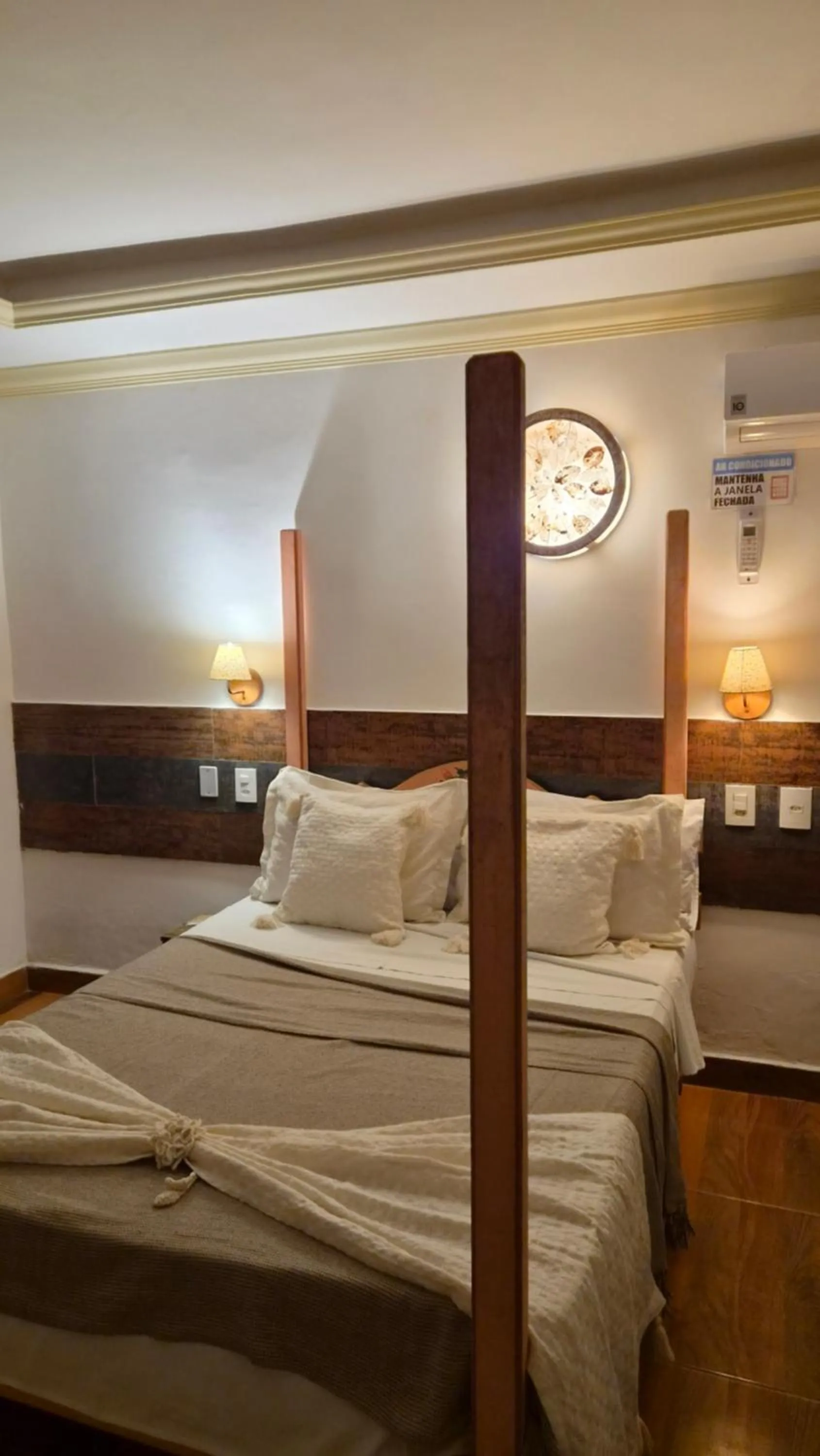 Bed in Pousada Uai Tiradentes