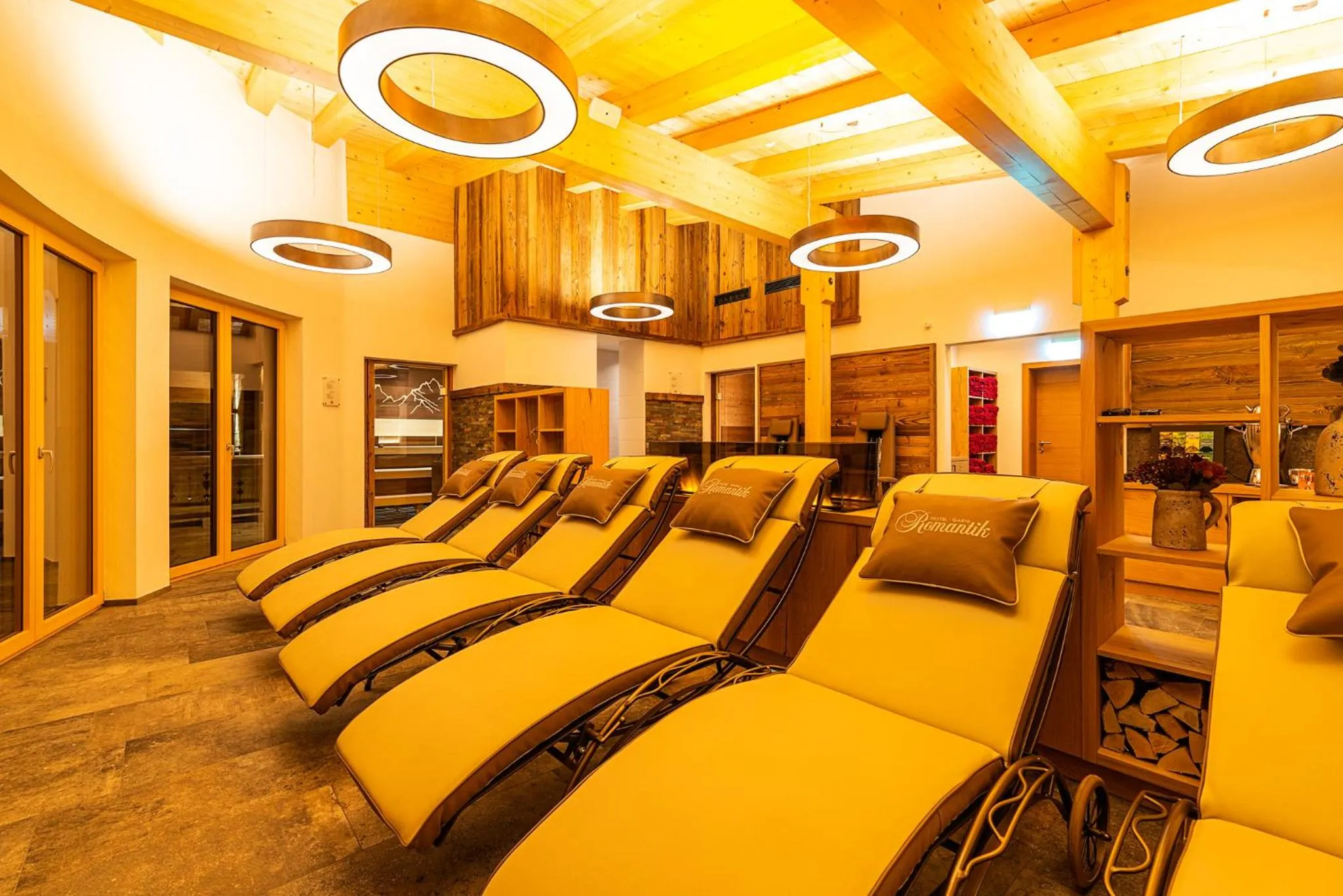 Sauna in Hotel Garni Romantik