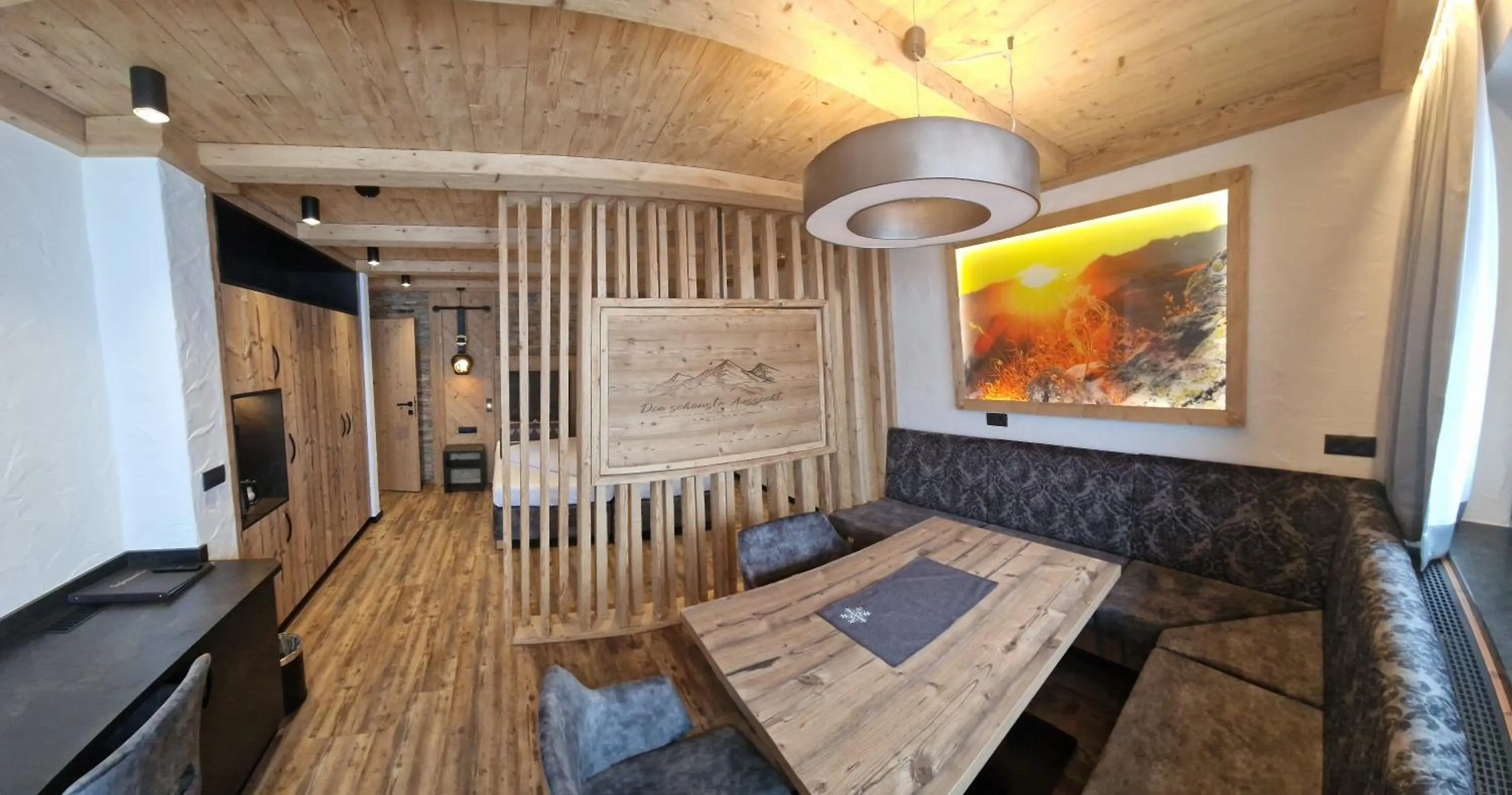 Seating area in Hotel Garni Romantik