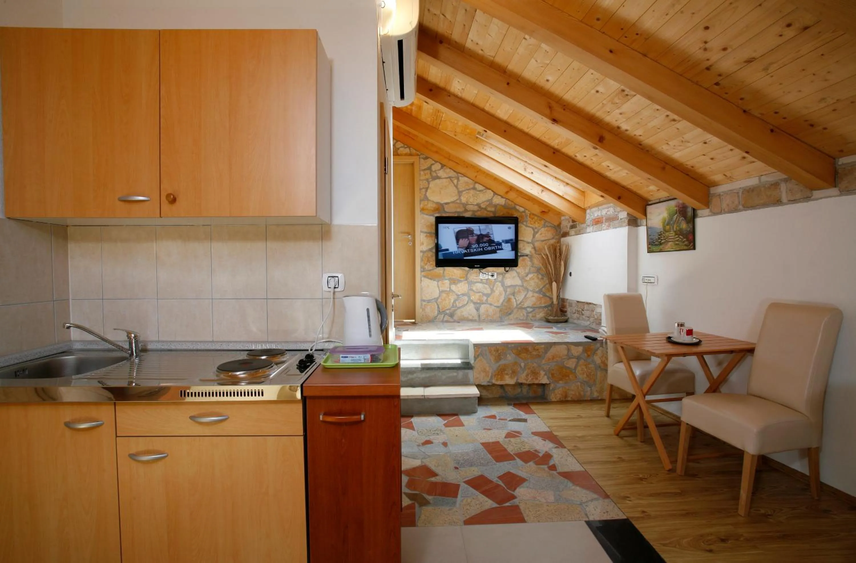 Kitchen or kitchenette in Villa Urbi et Orbi