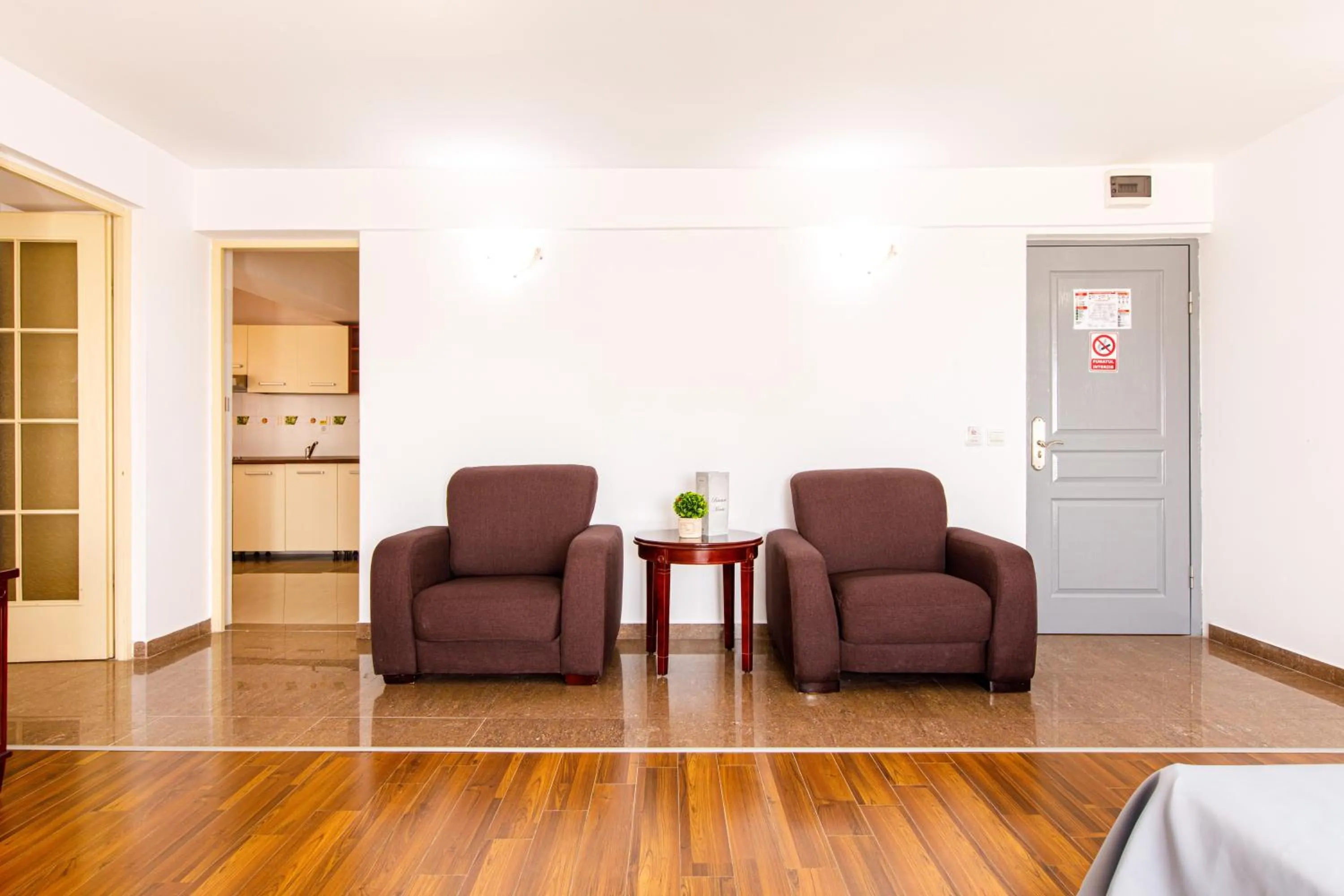 Living room in Lira Pacific Aparthotel