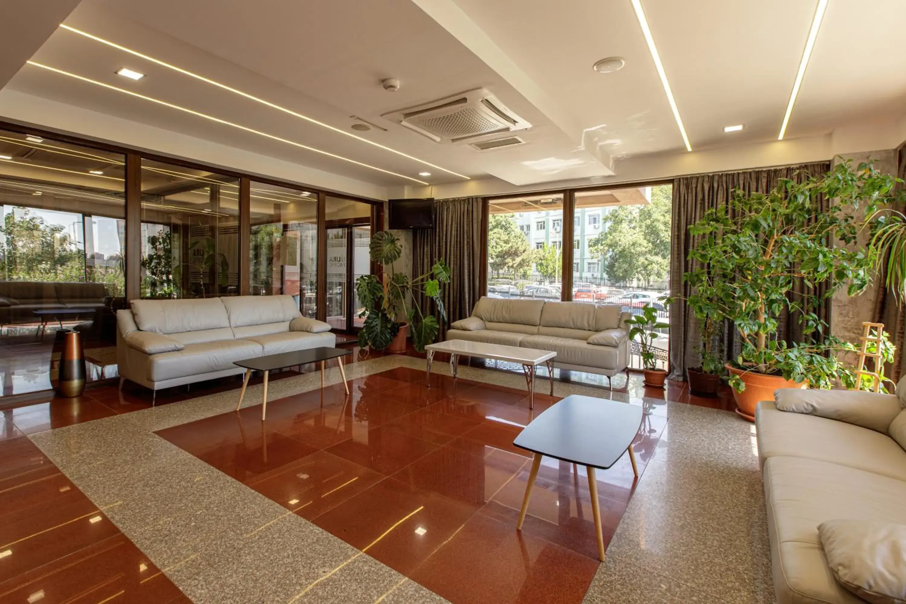 Lobby or reception, Bed in Lira Pacific Aparthotel Lobby or reception, Bed in Lira Pacific Aparthotel