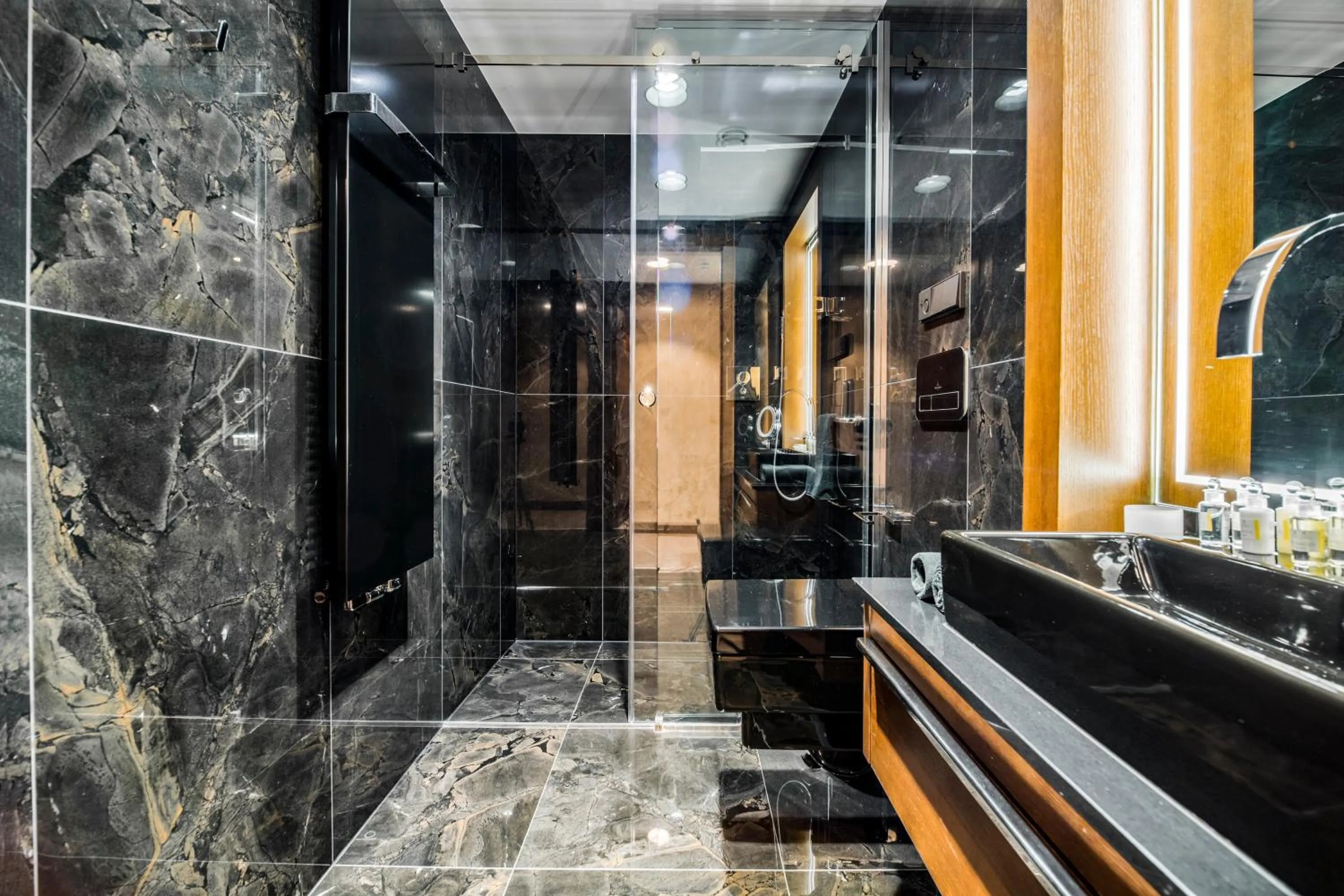 Shower in Hotel Seidorf