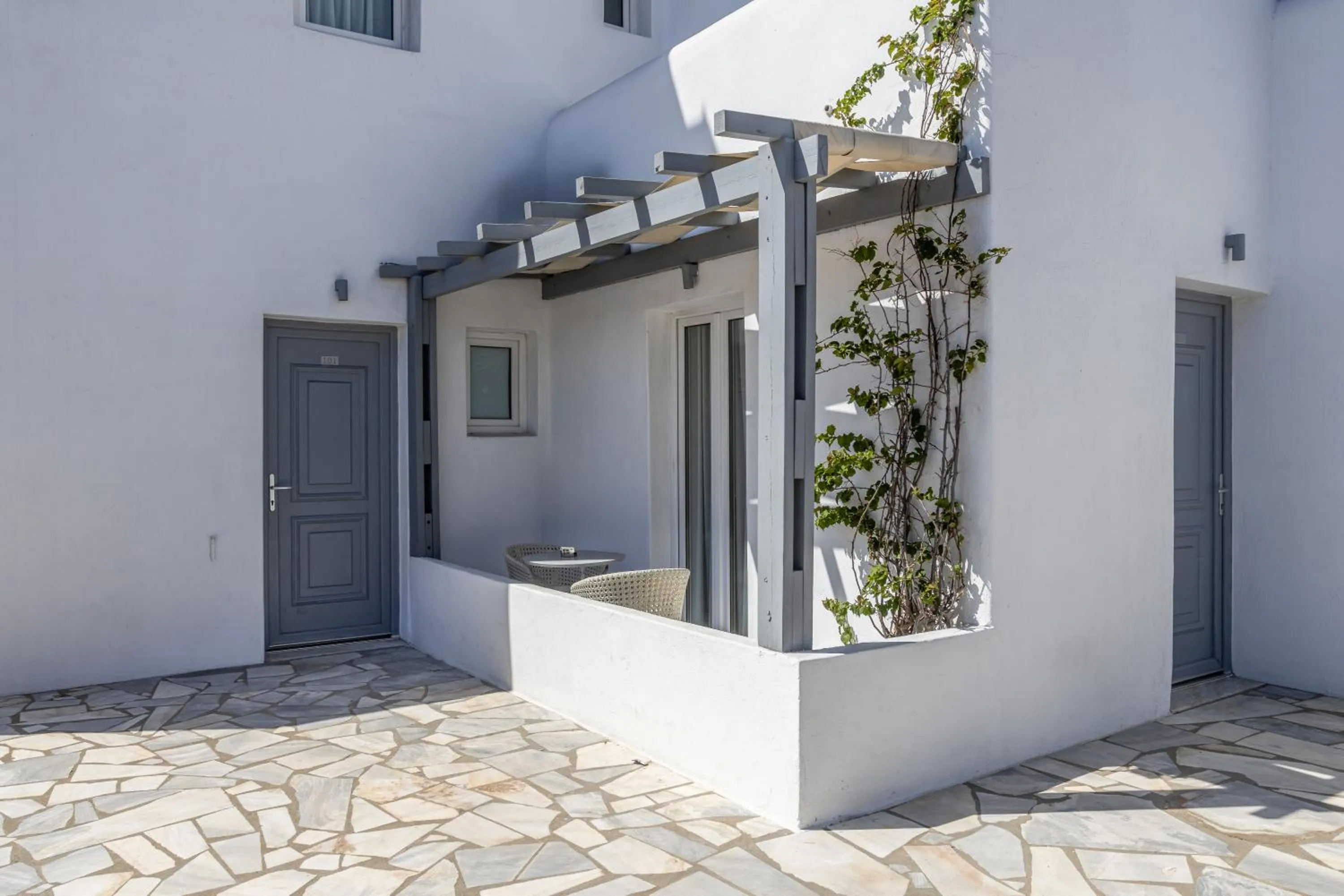 Property building in Elena Studios & Suites