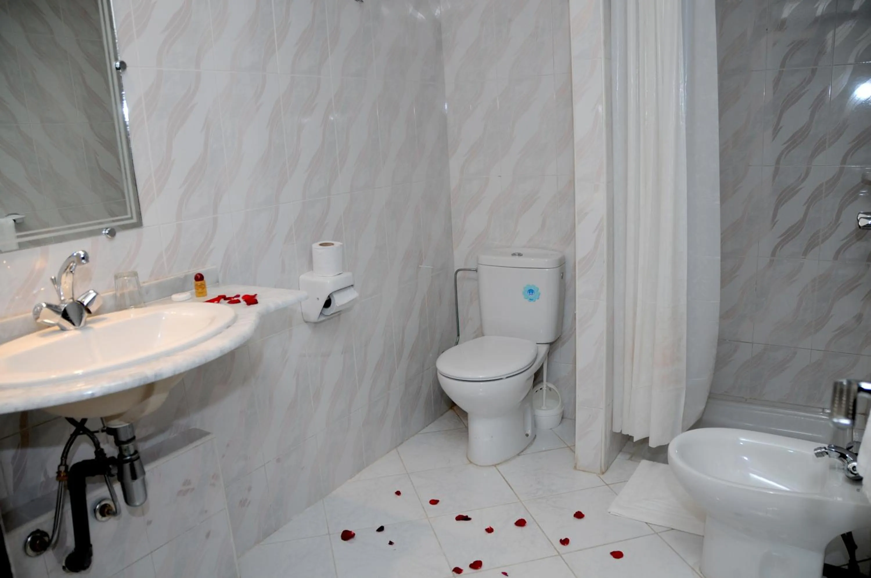 Bathroom in Residence Hotel Assounfou