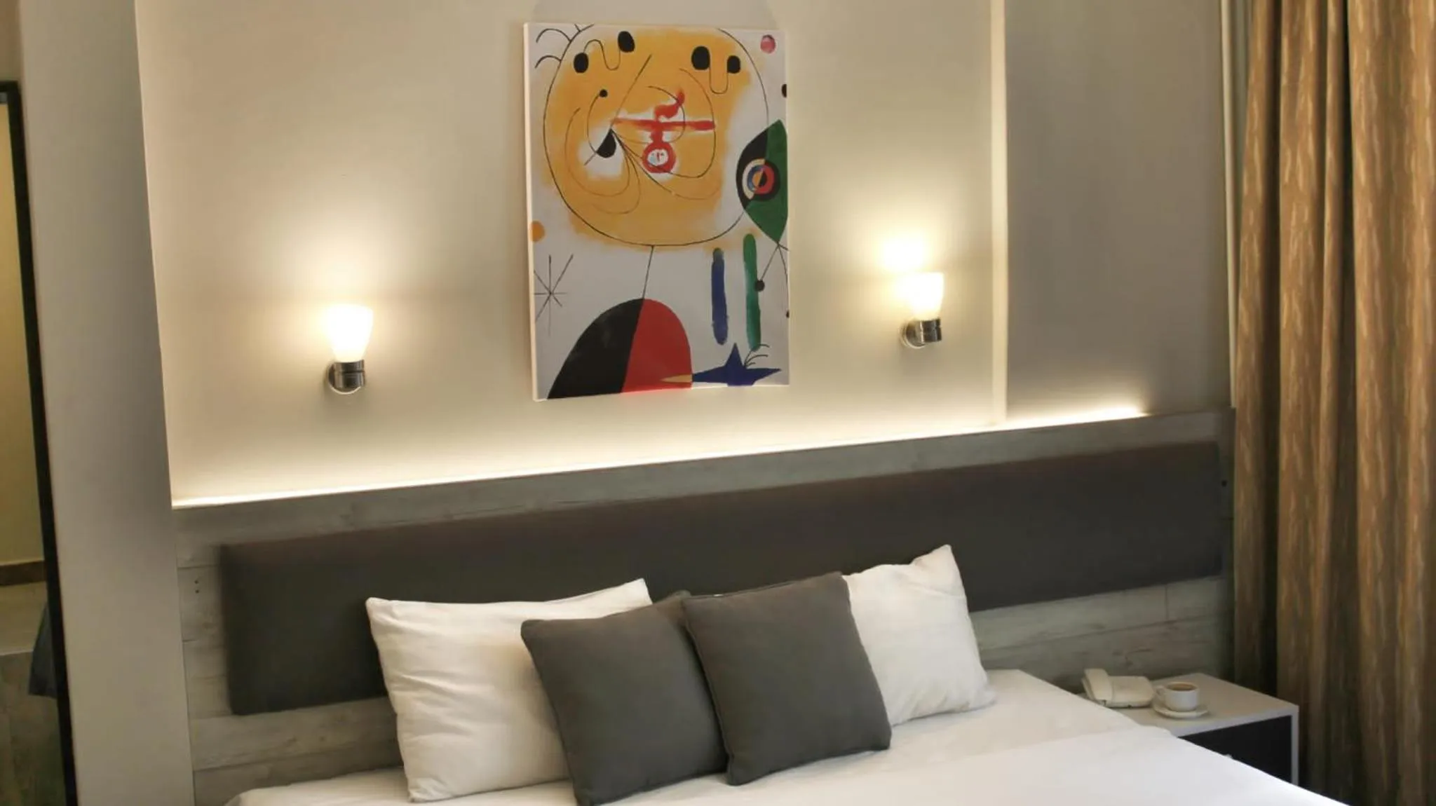 Bed in Temizay Hotel