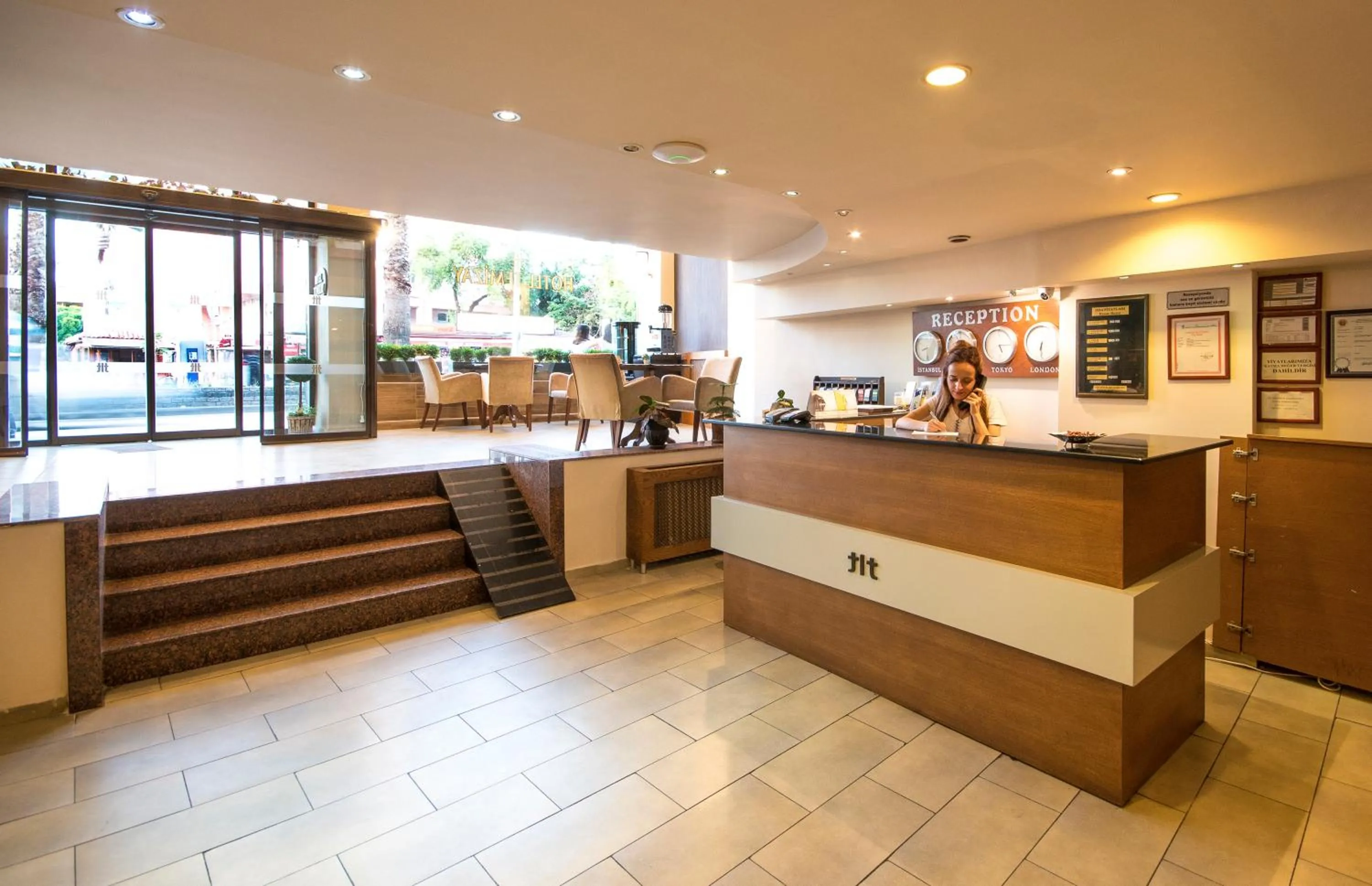 Lobby or reception in Temizay Hotel