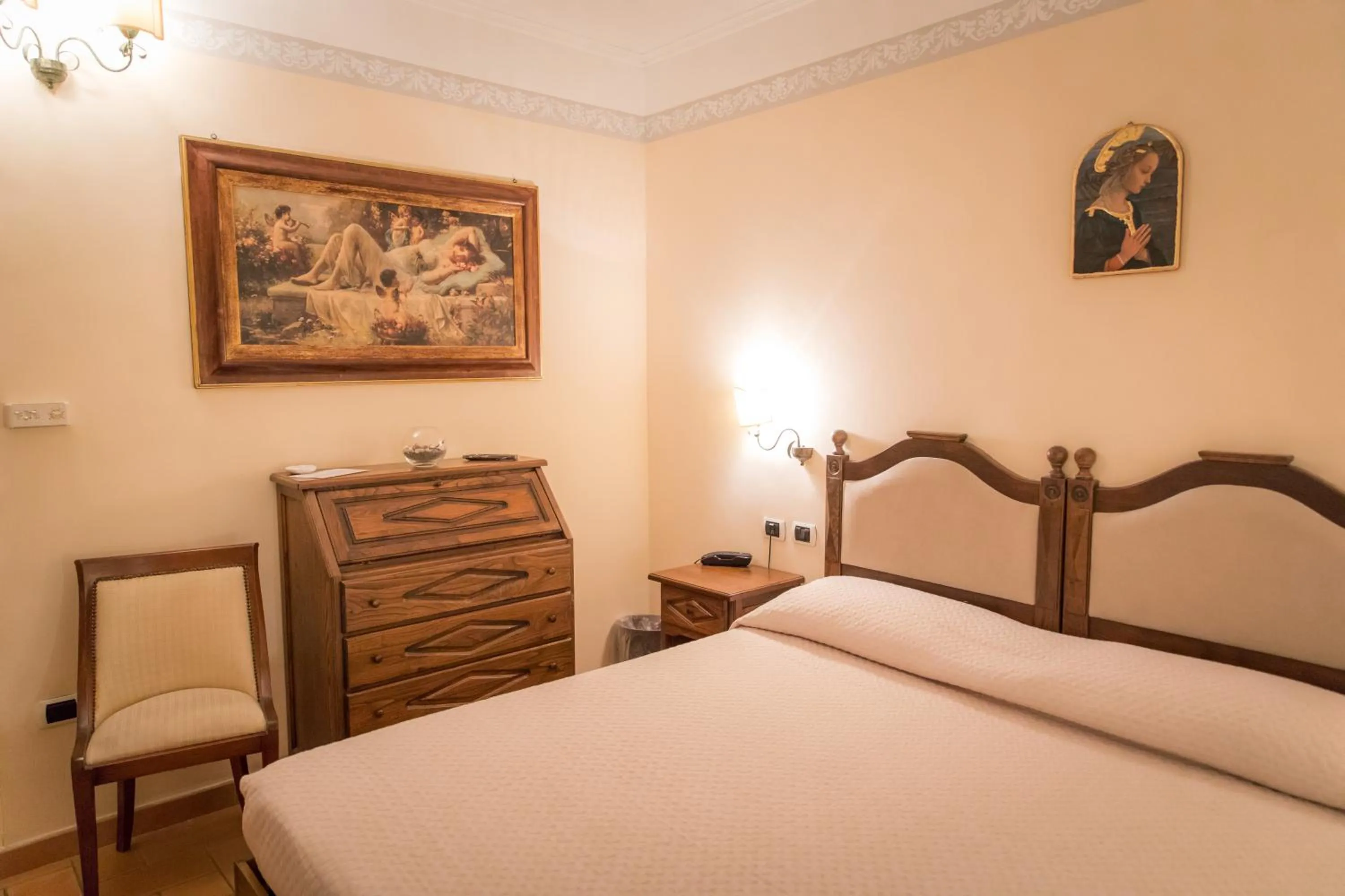 Bed in Hotel Villa Delle Meraviglie