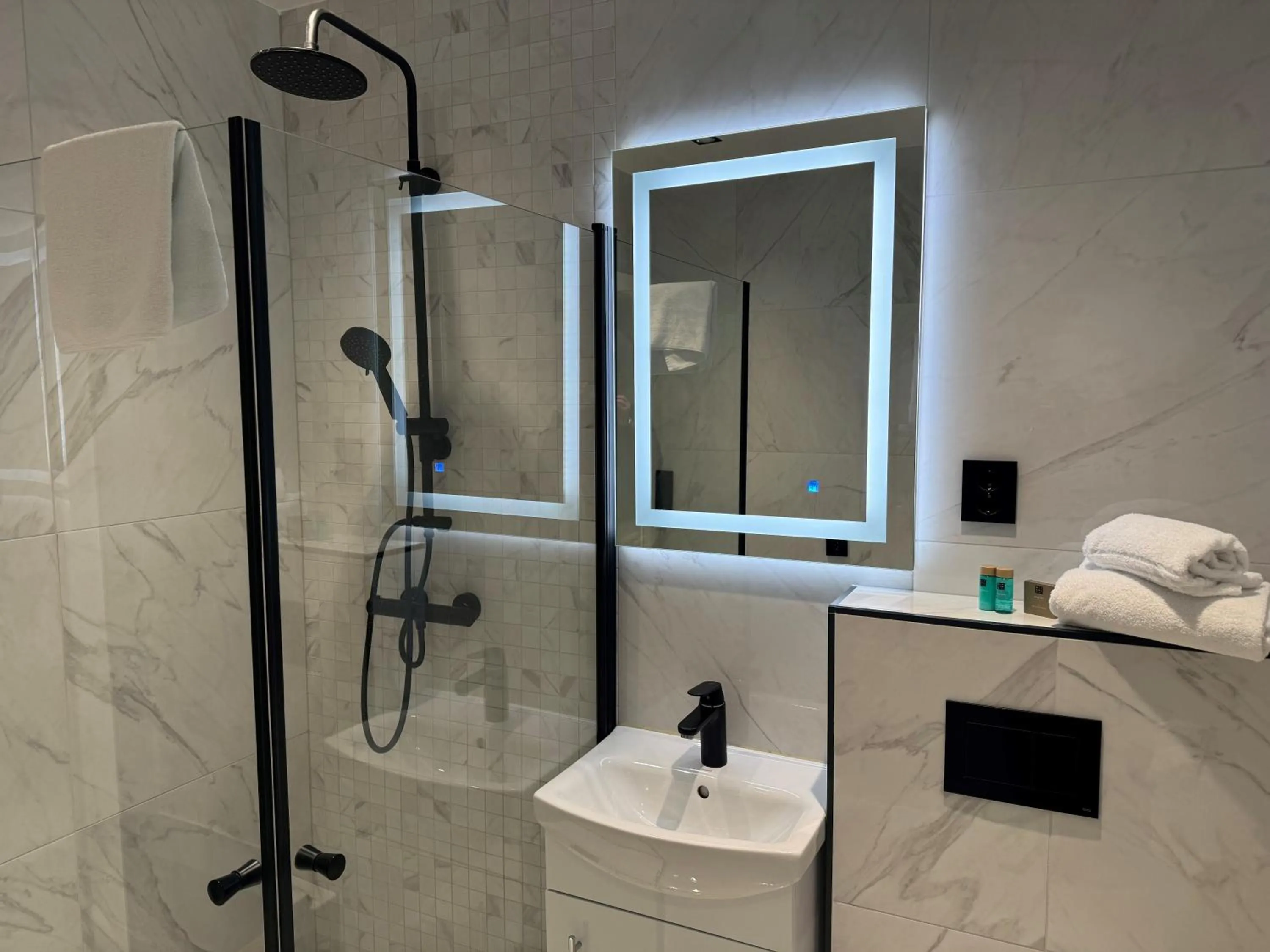 Bathroom in Tvedestrand Fjordhotell - Unike Hoteller