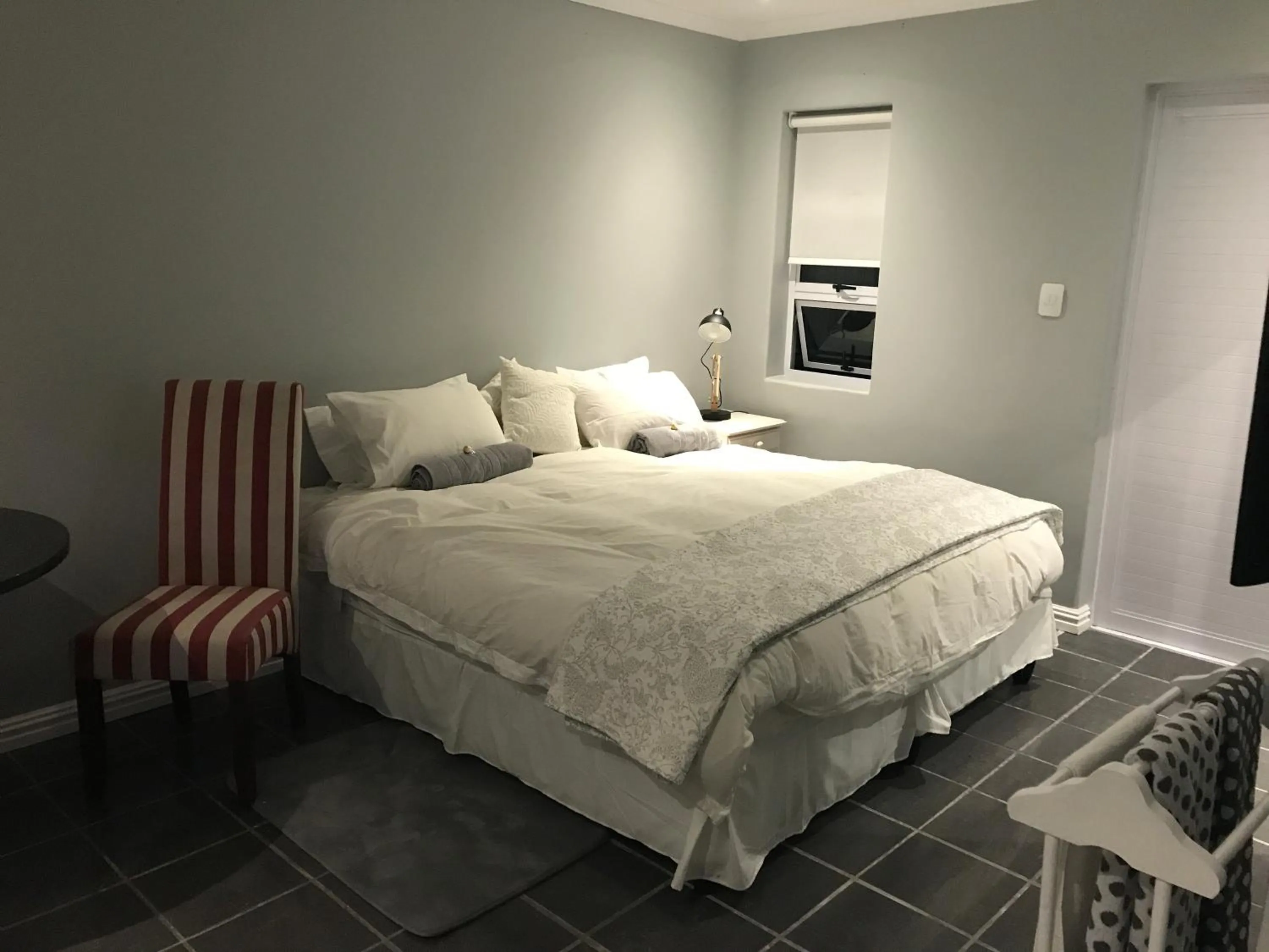 Bed in Studio pool room