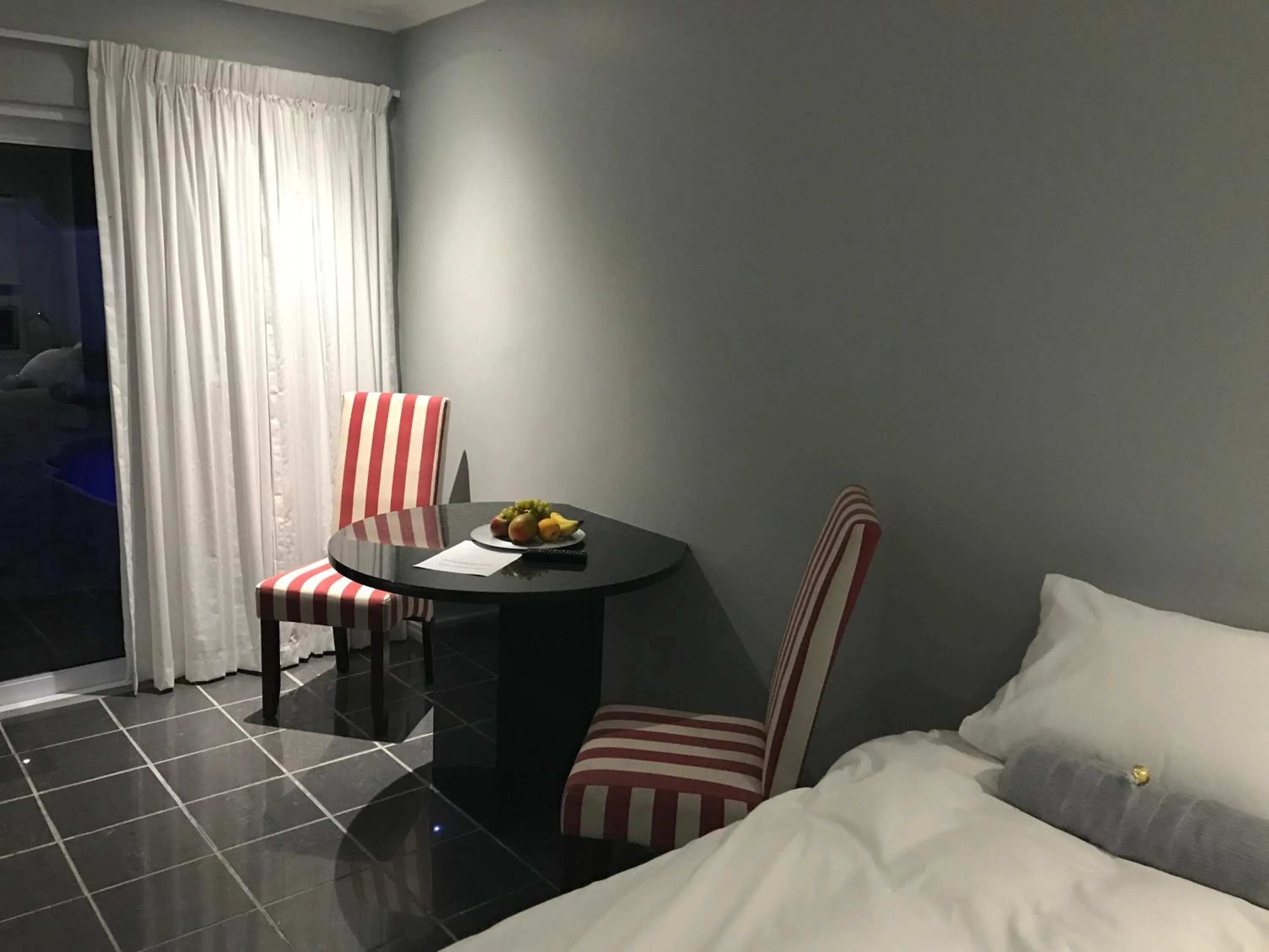Bed in Studio pool room