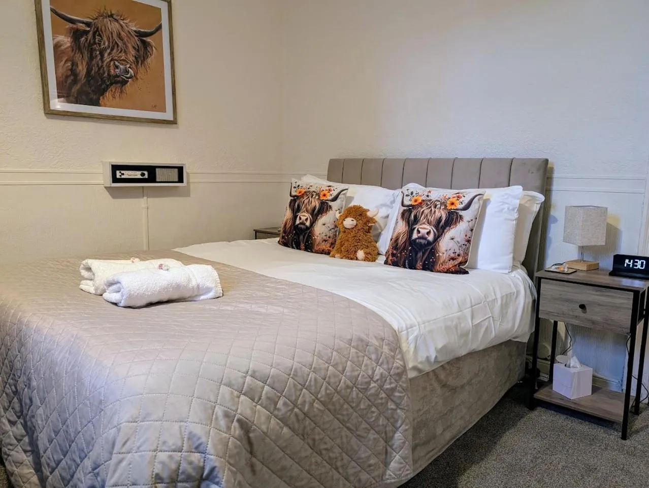 Bed in Graham Arms Inn