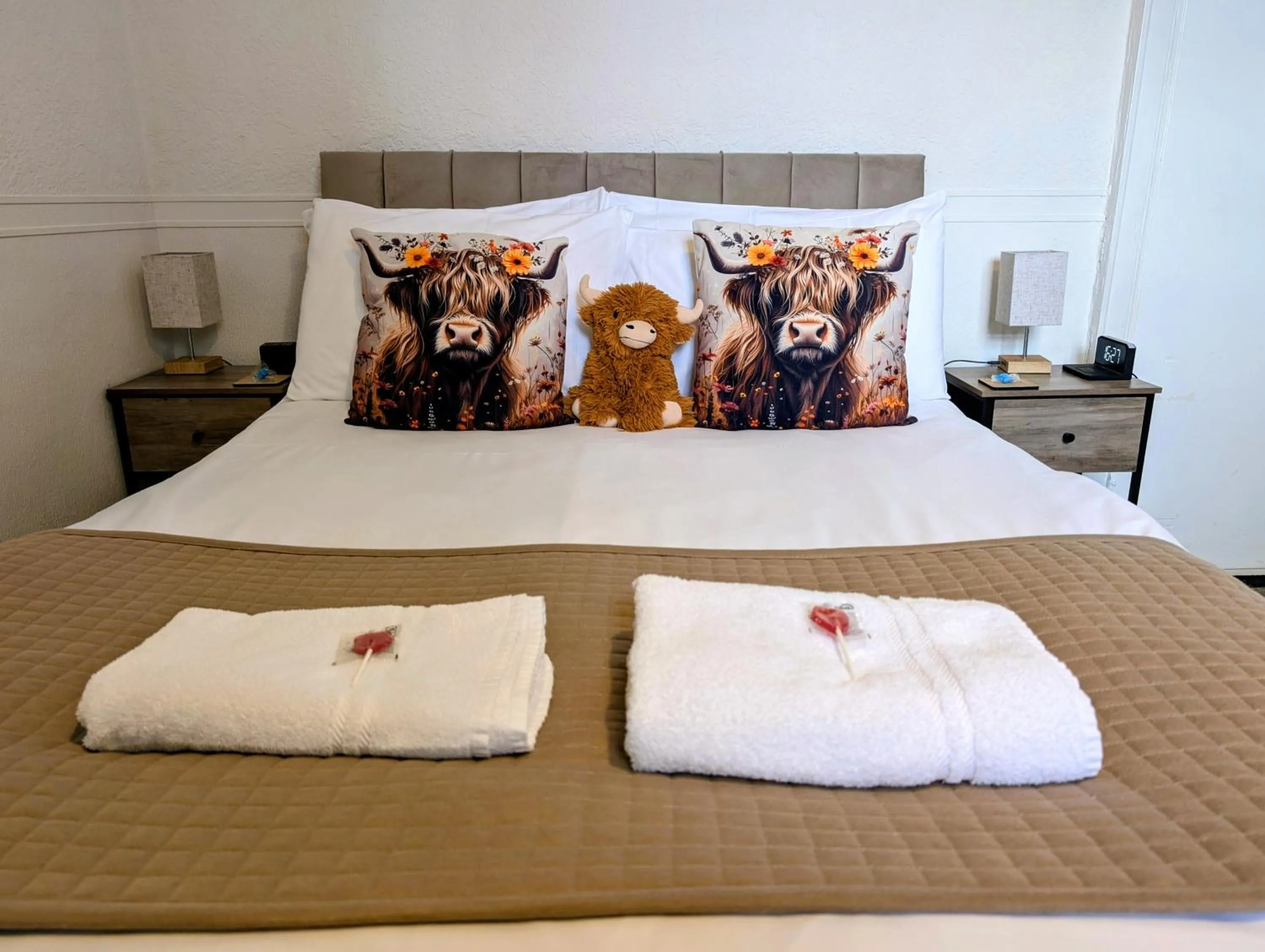 Bed in Graham Arms Inn