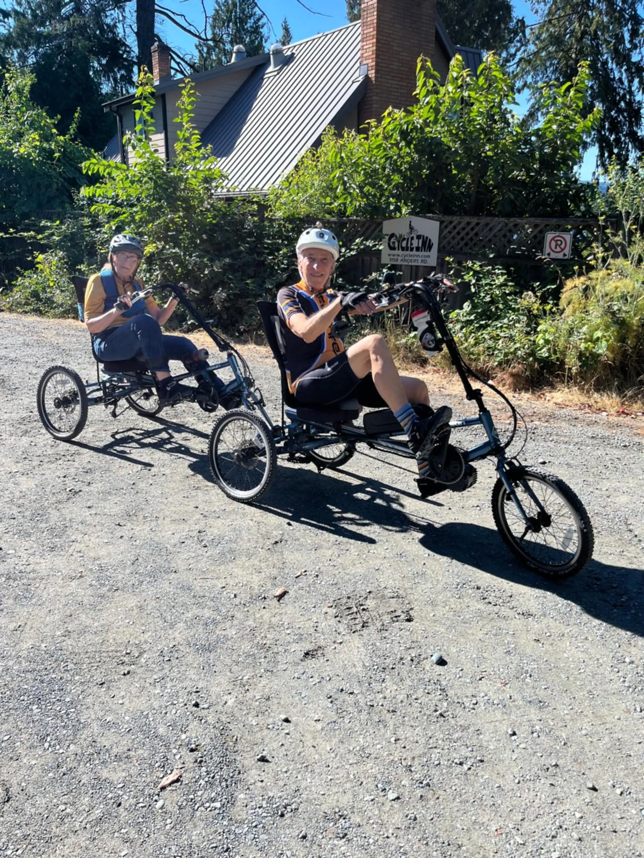group of guests in Cycle Inn Bed and Breakfast