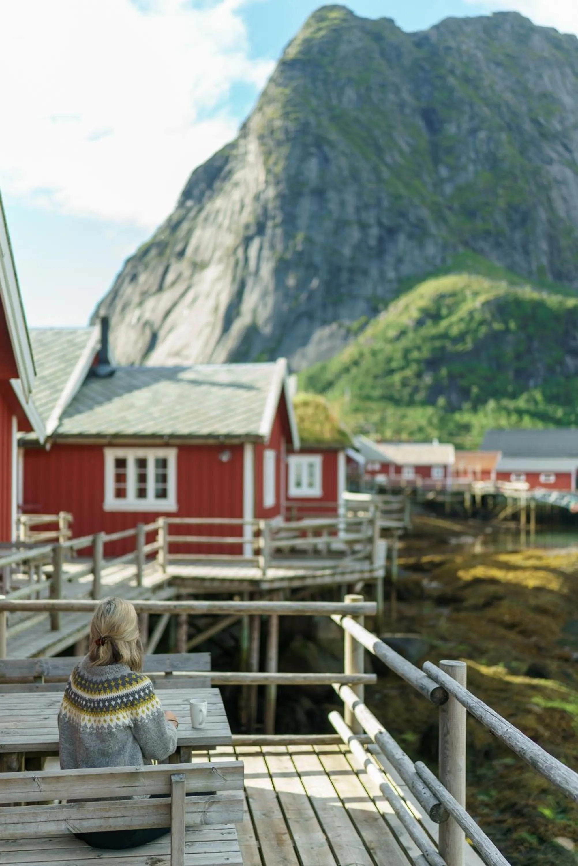 Natural landscape in Reine Rorbuer - by Classic Norway Hotels